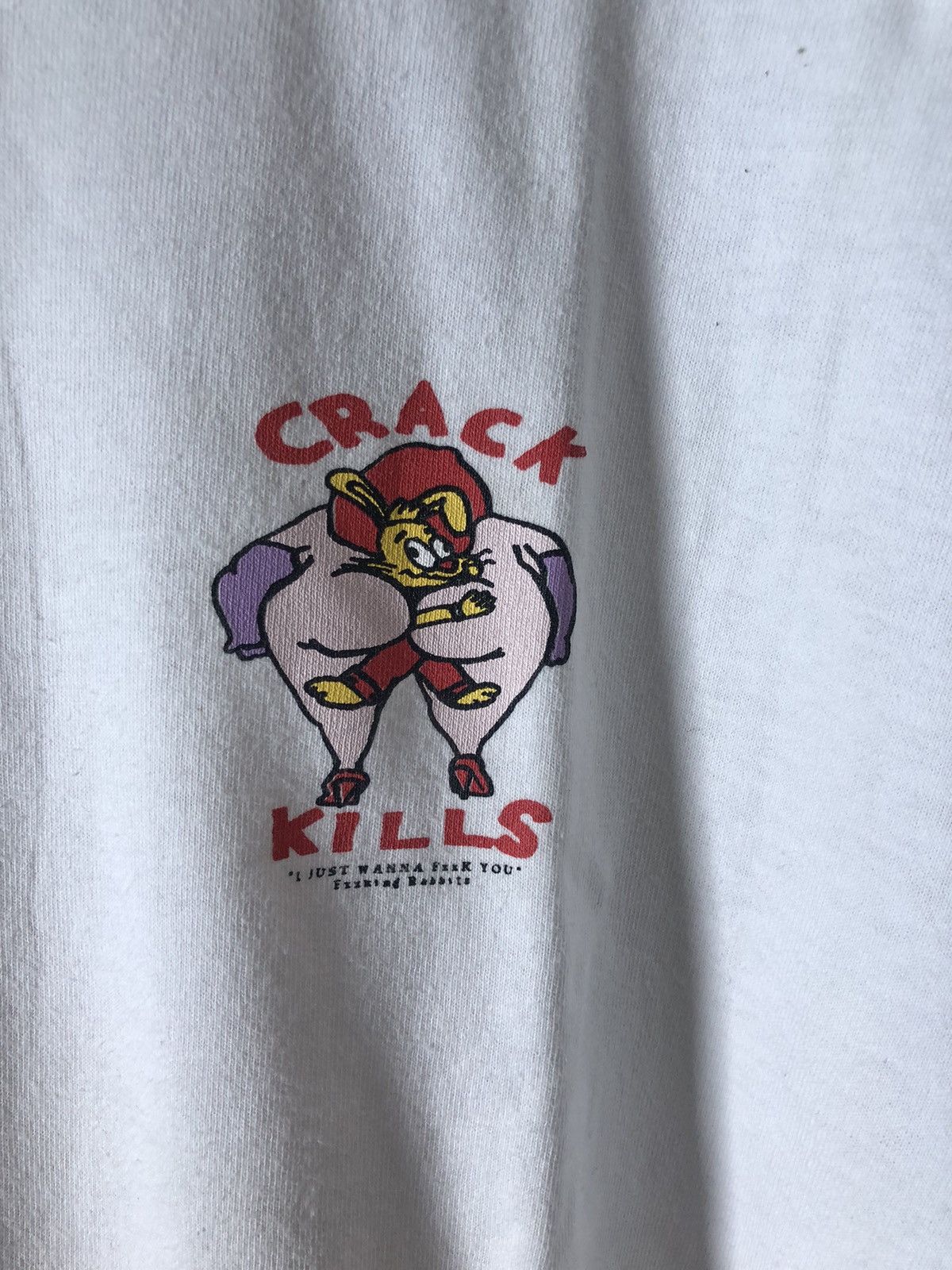 FR2 × Japanese Brand T-shirt FR2 crack Kills Size US XL / EU 56 / 4 - 2 Thumbnail