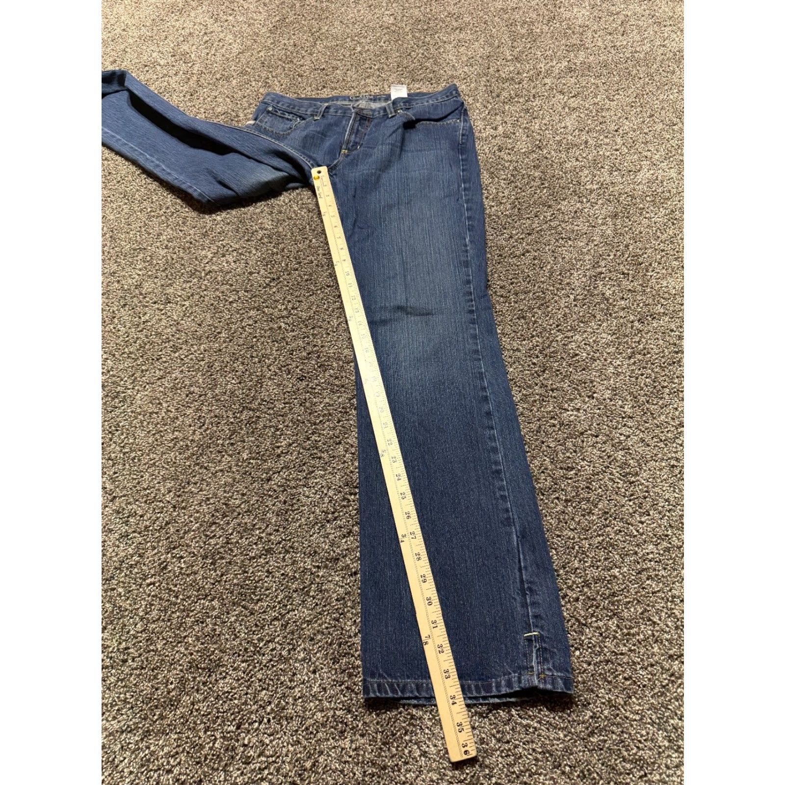 Vintage Vintage Cruel Girl Jeans Women's 11 LONG Blue Denim Slim Bootcut 32X34 Mid Size 32" / US 10 / IT 46 - 7 Thumbnail