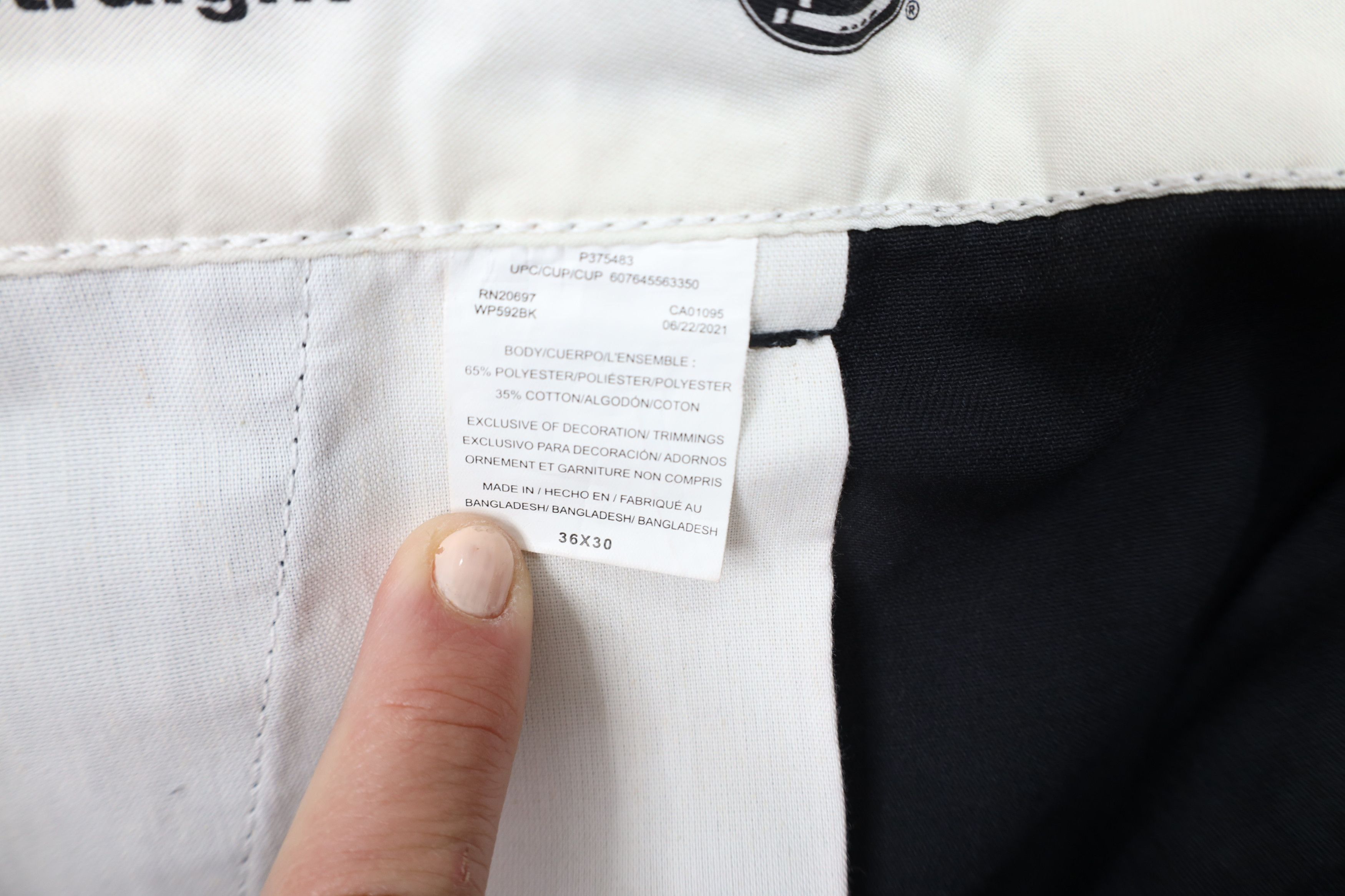 Dickies × Vintage Vintage Y2K Dickies Straight Wide Leg Cargo Pants Black Size US 36 / EU 52 - 9 Thumbnail