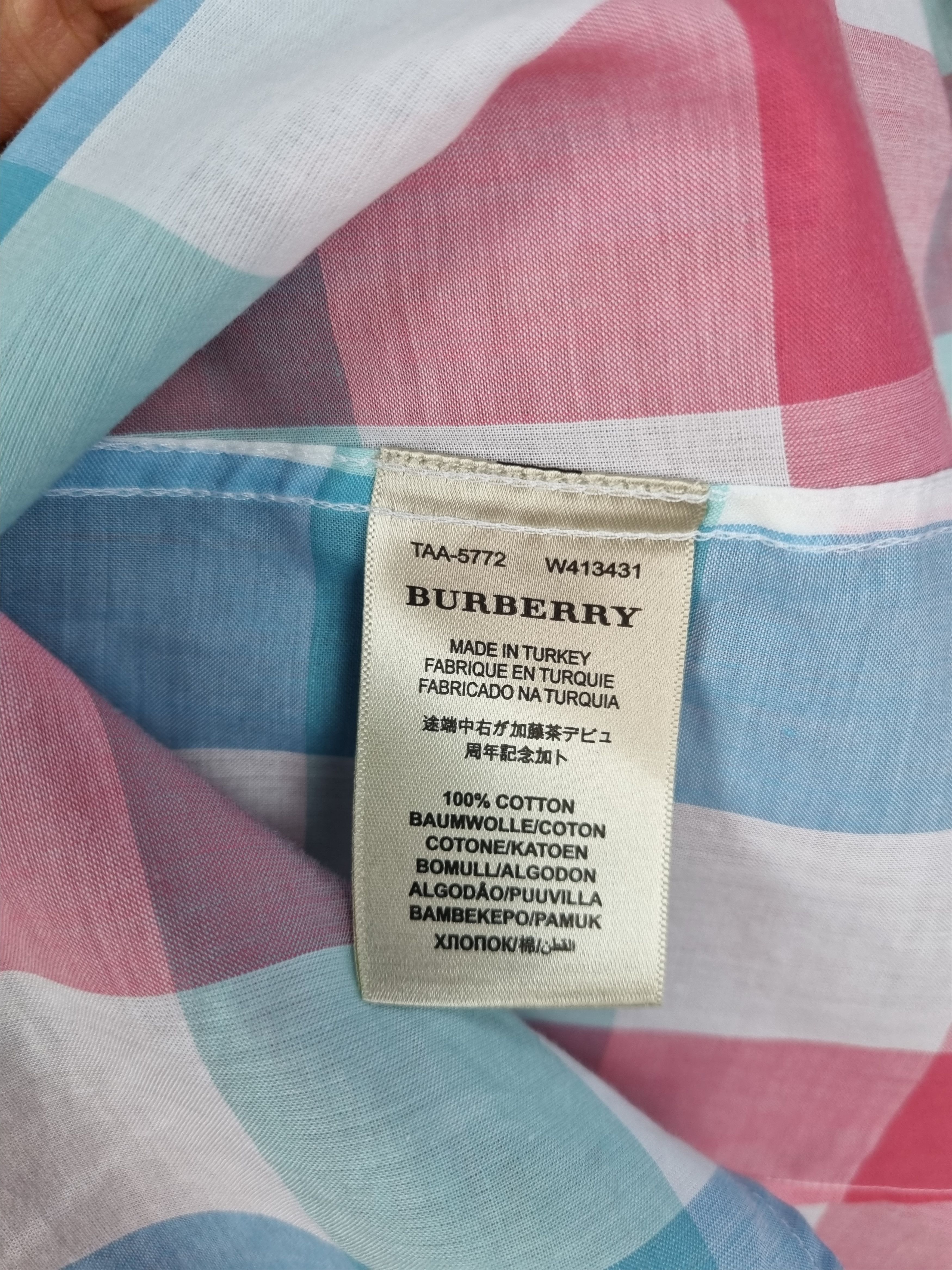 Burberry Burberry Very Light Plaid Shirt Size S / US 4 / IT 40 - 11 Thumbnail