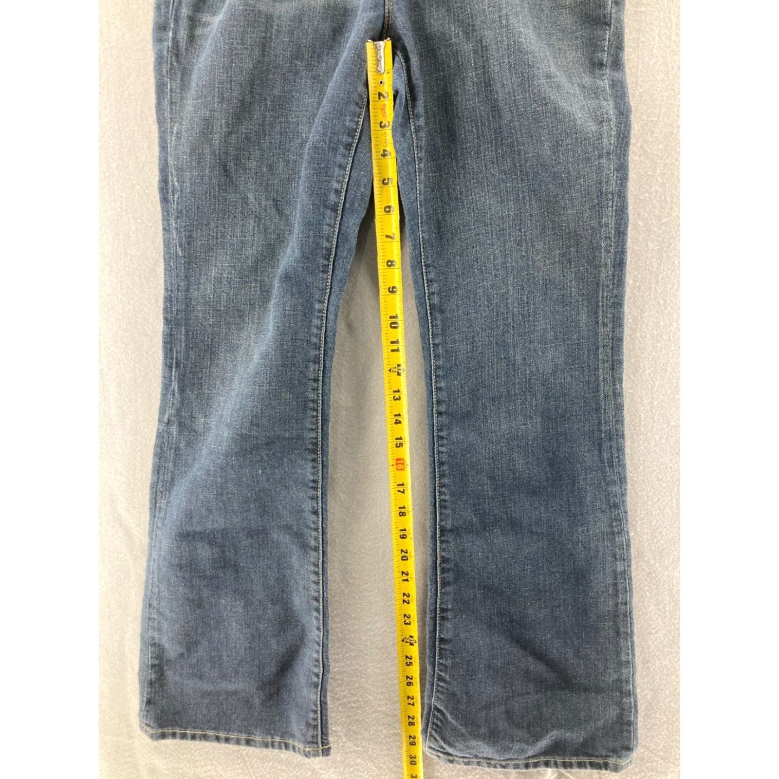 Gap GAP Jeans Womens 14 Regular Original Flare Blue Denim High Rise Jeans Size 36" / US 14 / IT 50 - 5 Thumbnail