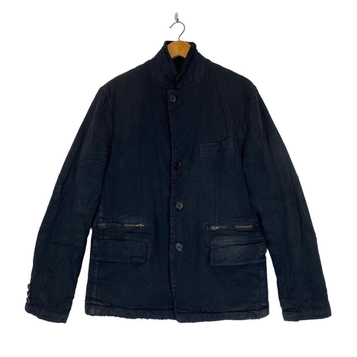 Comme des Garcons Homme Plus ✨AD2005 COMME des GARÇONS HOMME fleece lining faded jacket Size US M / EU 48-50 / 2 - 2 Thumbnail