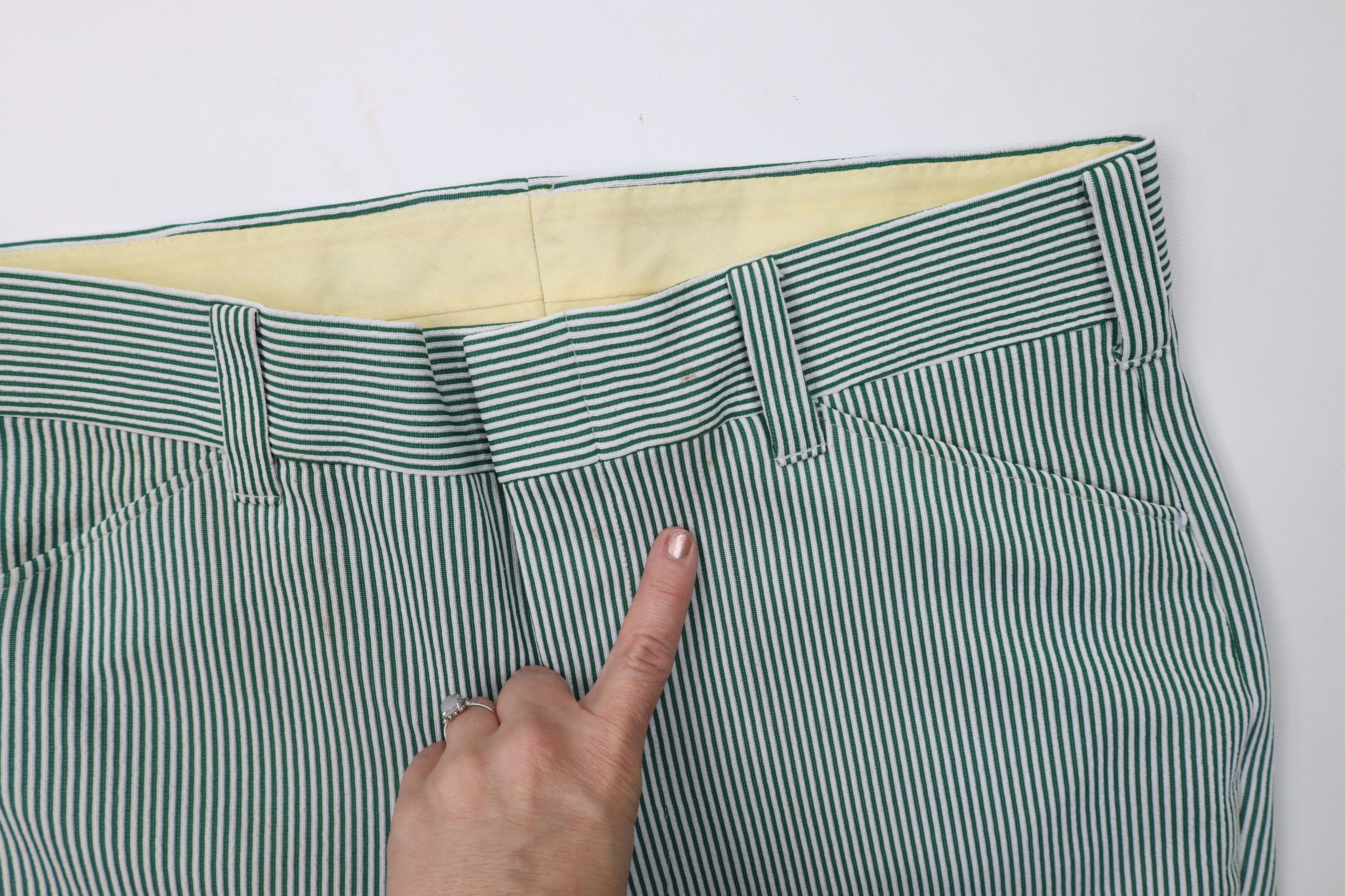 Vintage Vintage 70s Streetwear Knit Bell Bottoms Pants Green USA Size US 34 / EU 50 - 8 Thumbnail