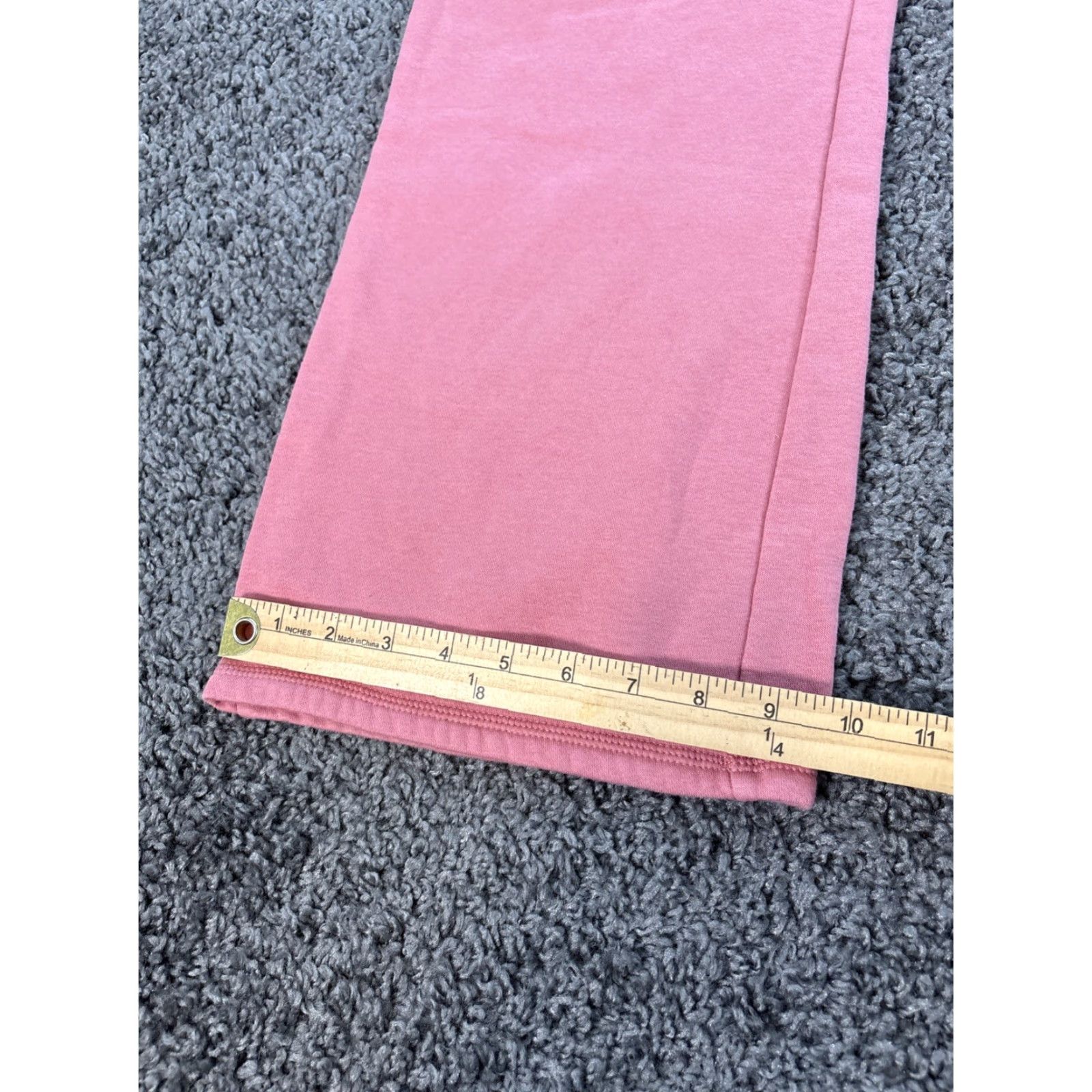 Gap VINTAGE Gap Sweatpants Womens Large Pink Spell Out Baggy Wide Y2K Womens Size 36" / US 14 / IT 50 - 3 Thumbnail