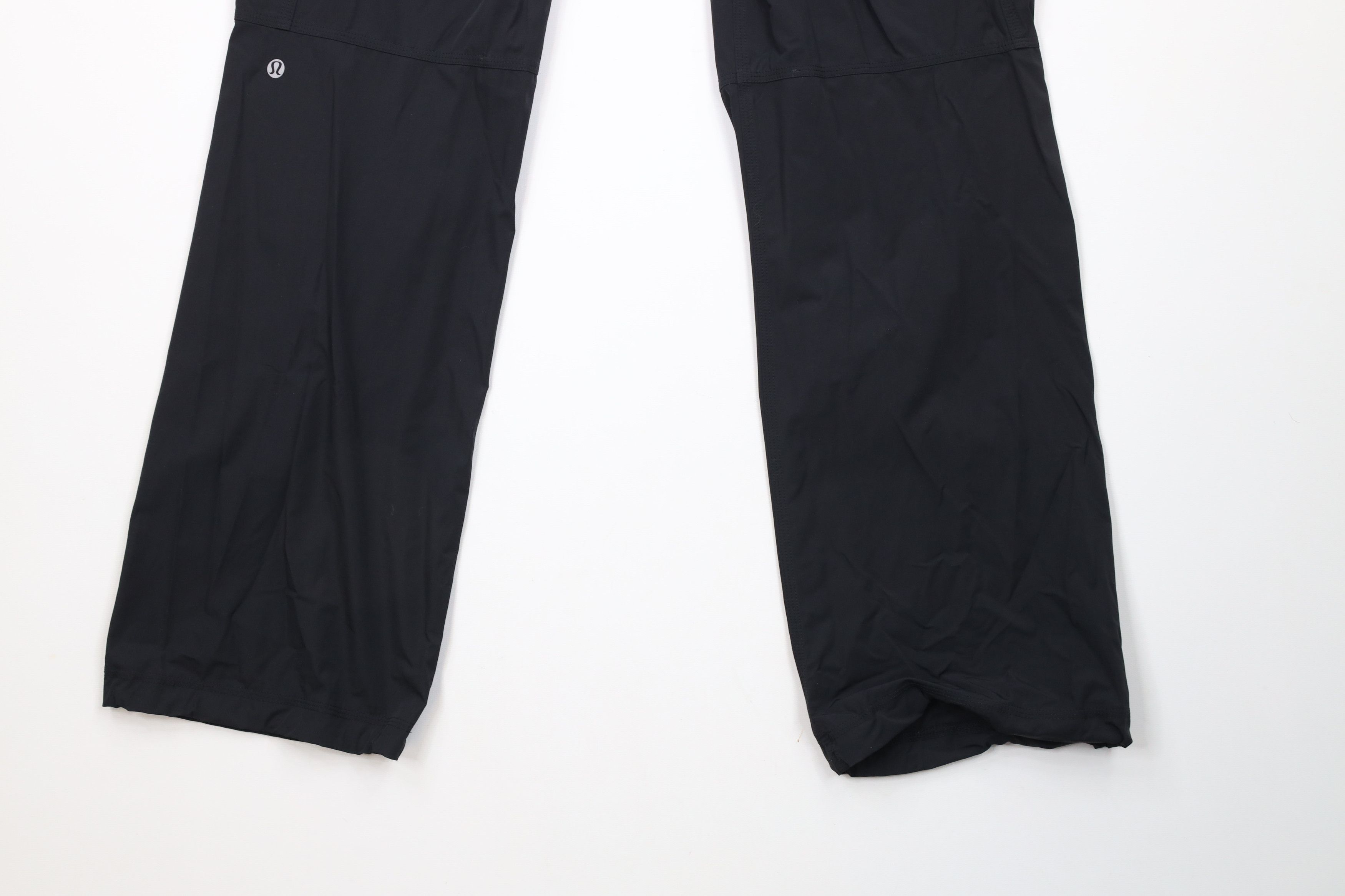 Lululemon × Vintage Lululemon Flared Wide Leg Dog Runner Pants Sweatpants Black Size 28" / US 6 / IT 42 - 11 Thumbnail