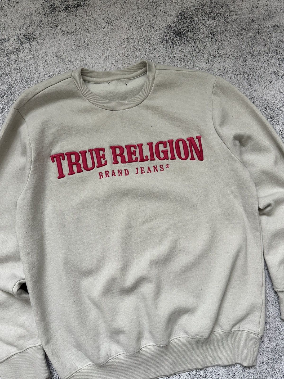 True Religion Vintage True Religion Sweatshirt Pink Logo Y2K Size M / US 6-8 / IT 42-44 - 4 Thumbnail