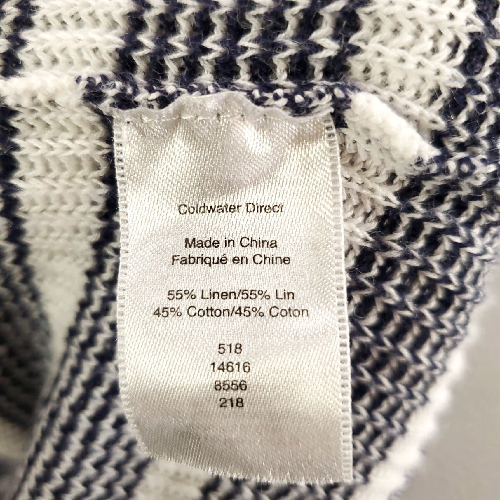 Coldwater Creek Coldwater Creek Cardigan Womens Large Open Front Knit Linen Blend Sweater Size L / US 10 / IT 46 - 7 Thumbnail