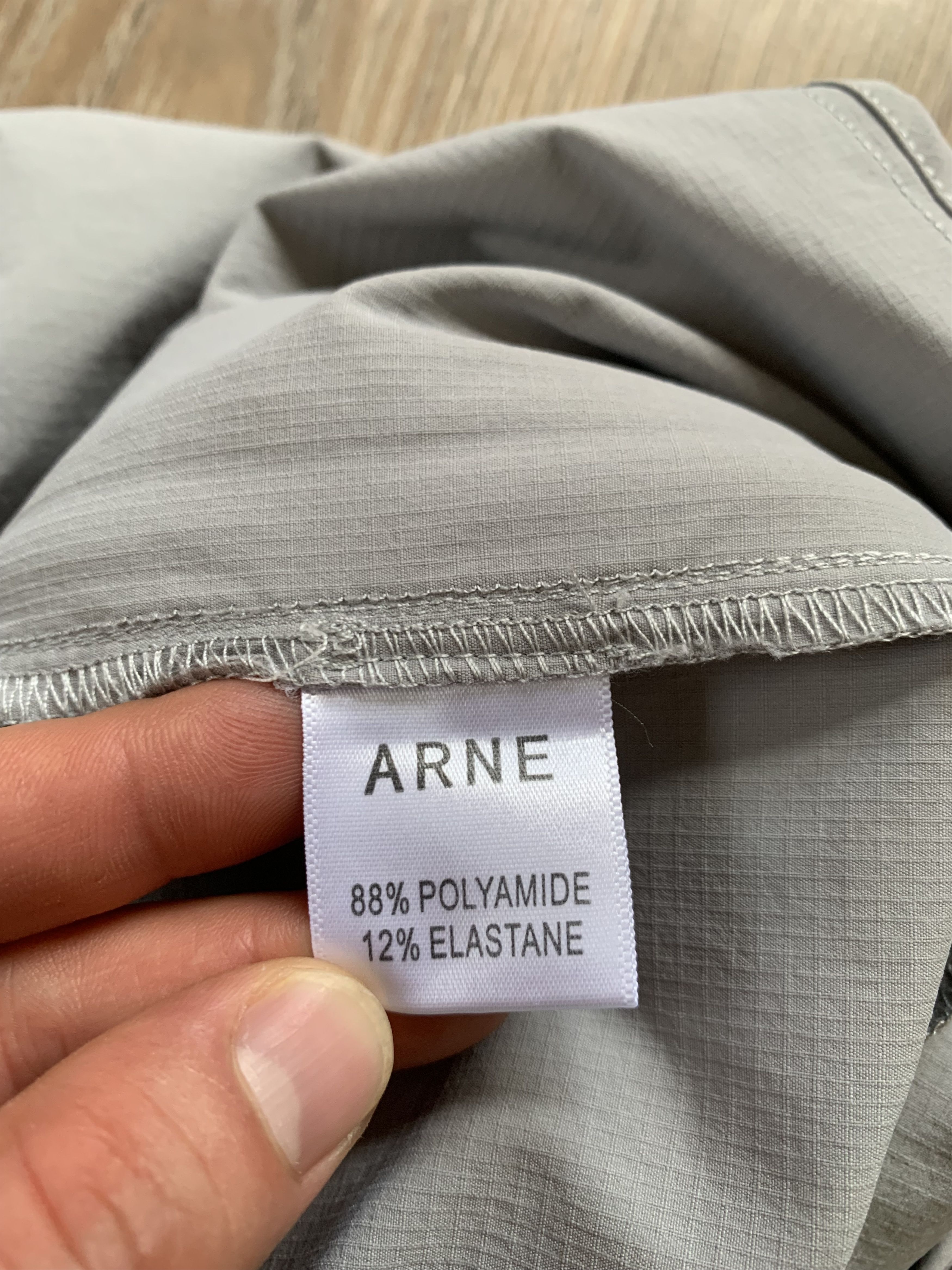 Other Arne Mens Grey Cargo Pants Size US 30 / EU 46 - 9 Thumbnail