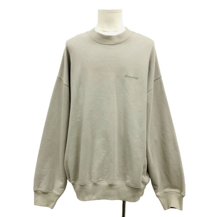 Balenciaga Balenciaga Unifit Logo Embroidered Sweatshirt Size M Size US M / EU 48-50 / 2 - 1 Thumbnail