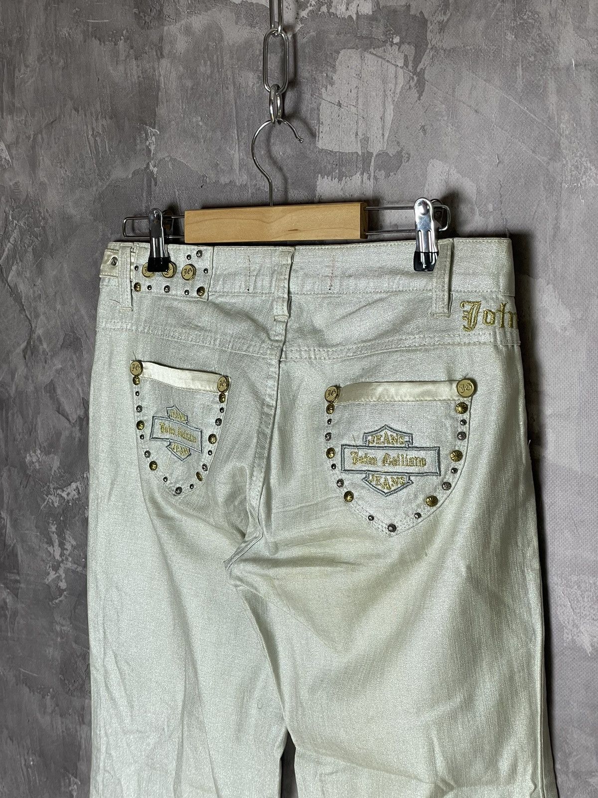 John Galliano × Vintage John Galliano Vintage Streetwear Pants Size 30" / US 8 / IT 44 - 7 Thumbnail