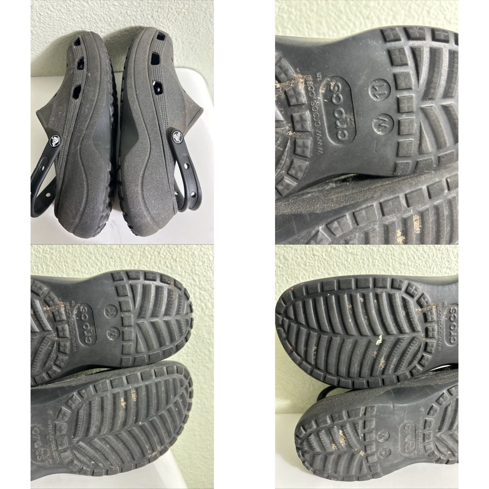 Crocs Crocs Baya Platform Clog Sandals Black Glitter Women's Size 11 Shoes Slip-On Platform Womens Size US 11 / IT 41 - 10 Thumbnail