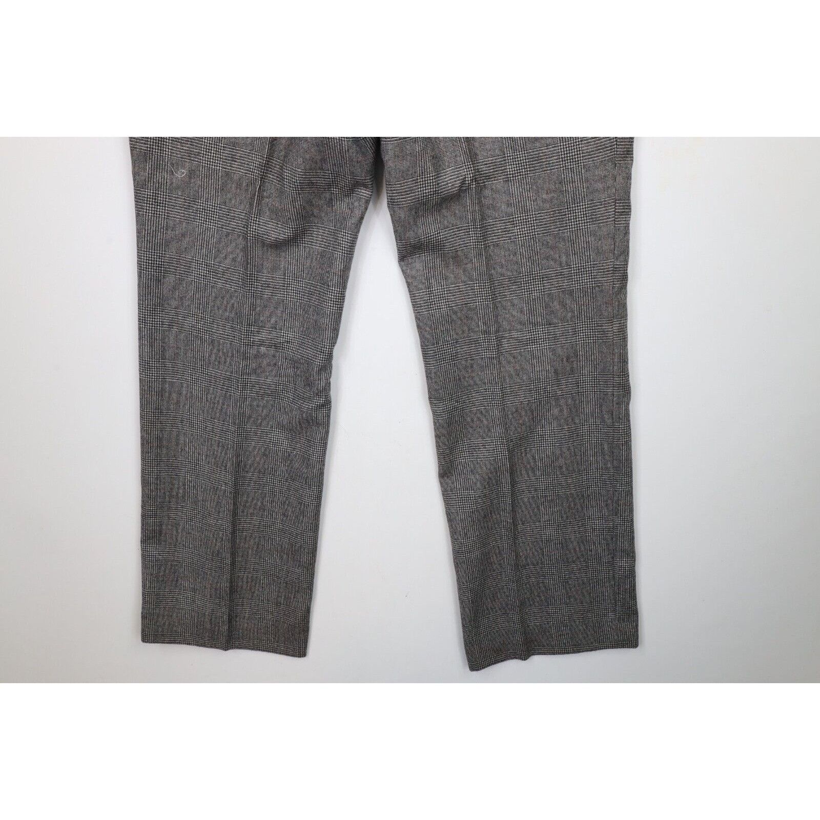 Vintage Vintage 70s Streetwear Wool Houndstooth 2 Piece Suit Size 44R - 23 Thumbnail