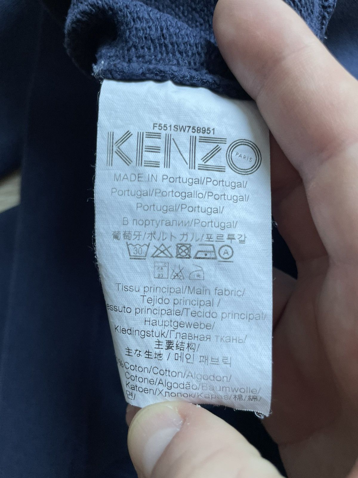 Designer Rare Designer Luxury Vintage Woman’s Kenzo Paris Sweatshirt Size L / US 10 / IT 46 - 7 Thumbnail