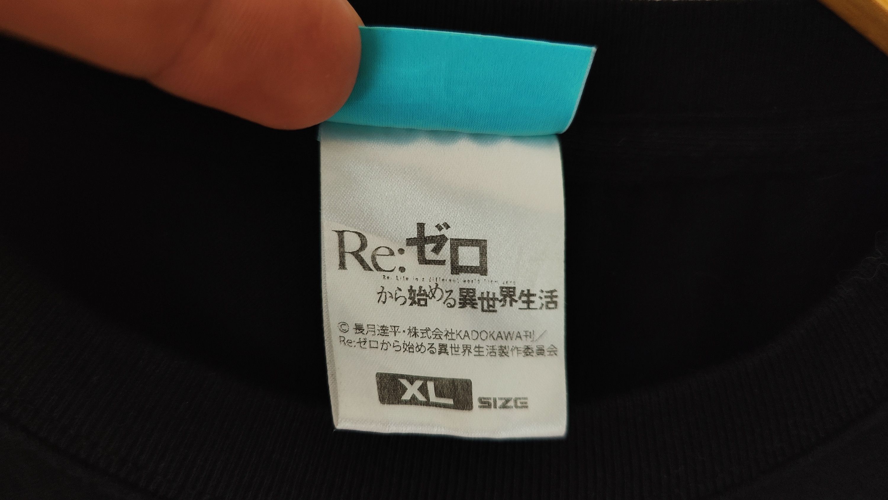 Anime RARE Cospa Re: Zero Y2K Vintage Anime Manga Longsleeve Size US XL / EU 56 / 4 - 4 Thumbnail