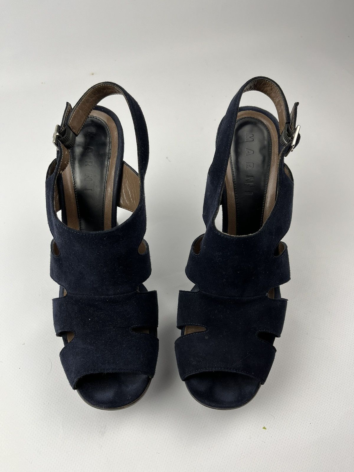 Marni Marni high heel suede sandals shoes Size US 10 / IT 40 - 4 Thumbnail