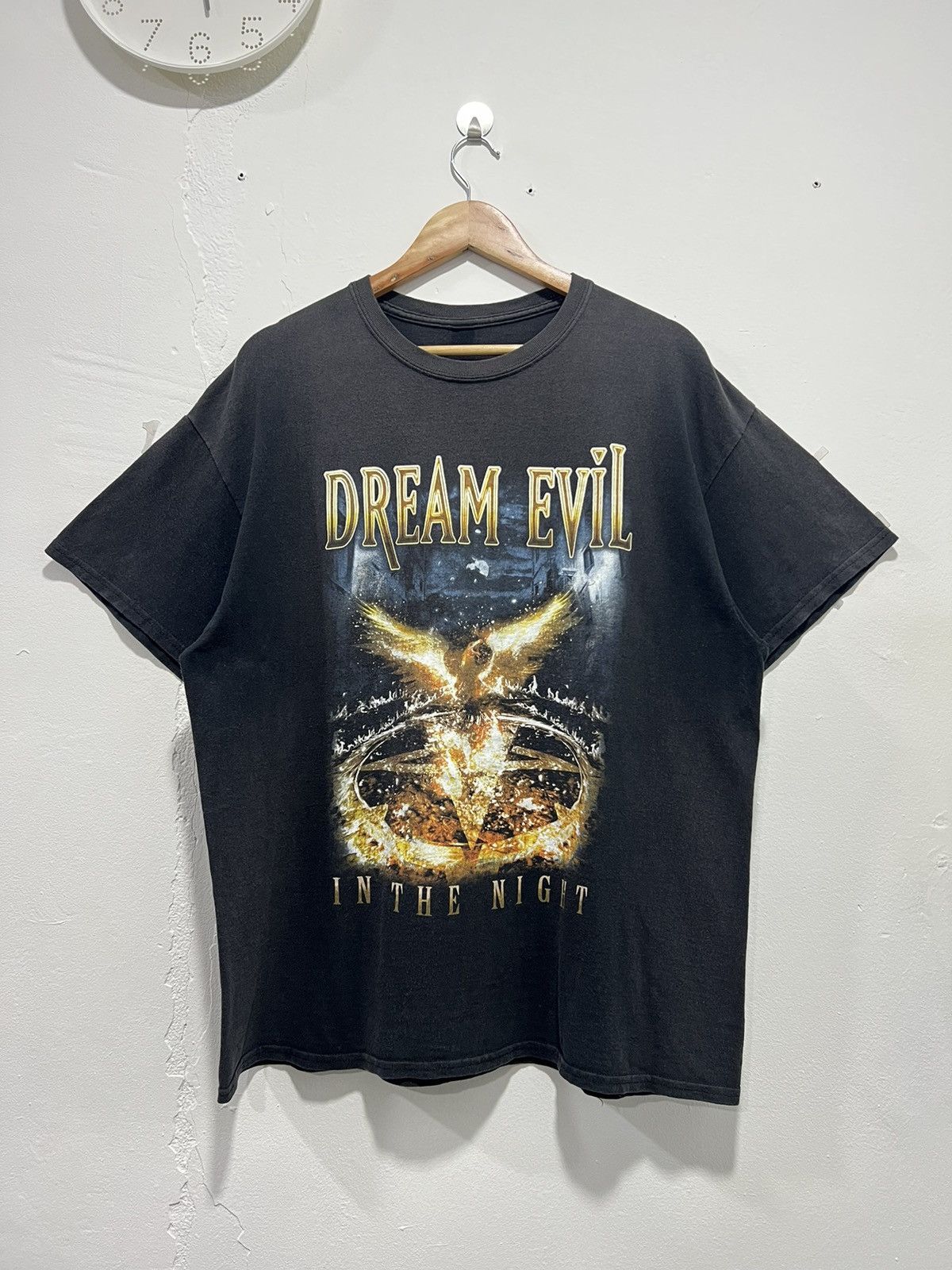 Band Tees × Vintage Vintage Dream Evil Band ‘In The Night’ Album Tshirt Size US XL / EU 56 / 4 - 1 Thumbnail