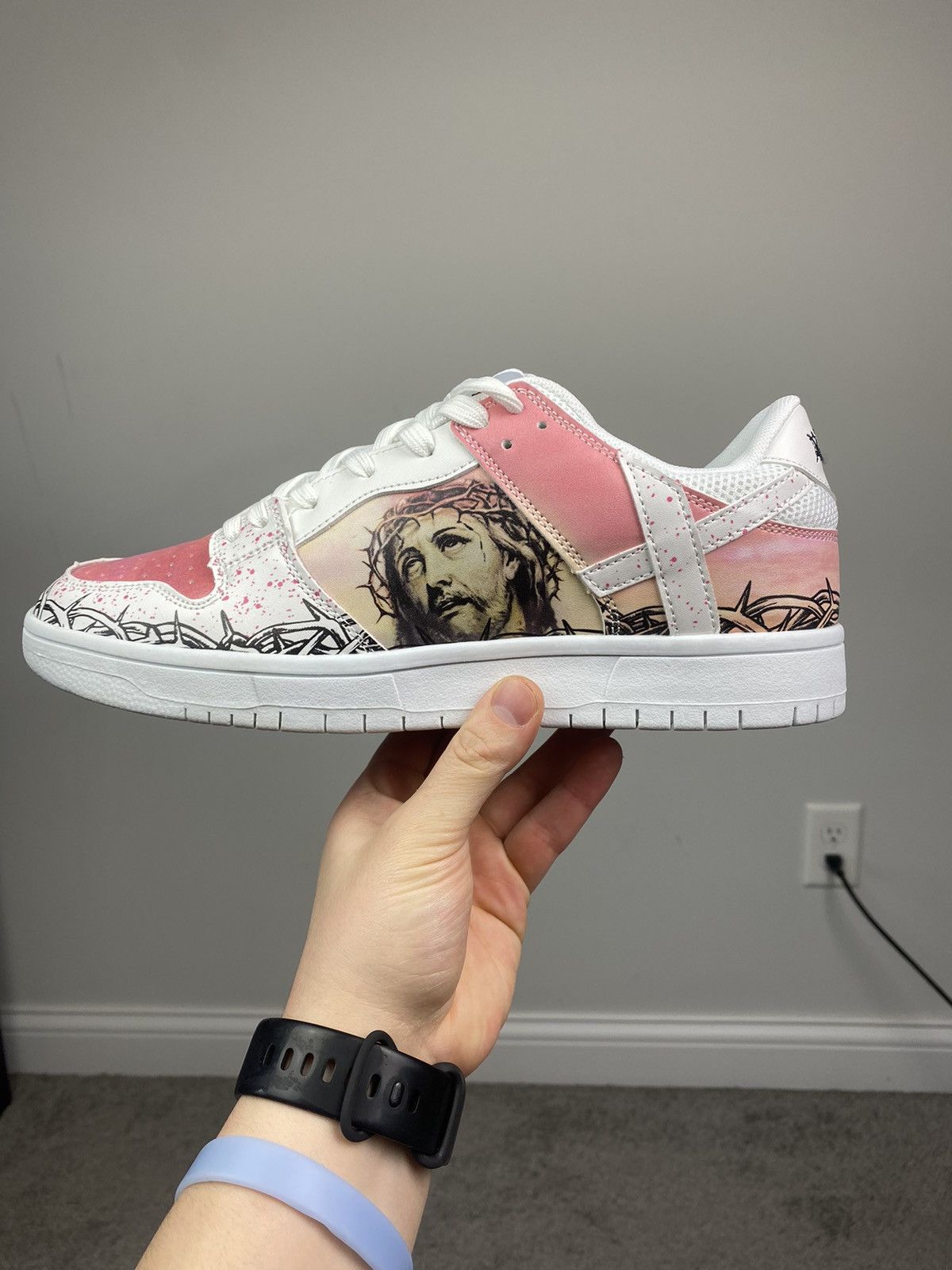 Streetwear Kito wares passion of christ resurrection day sneakers | Grailed