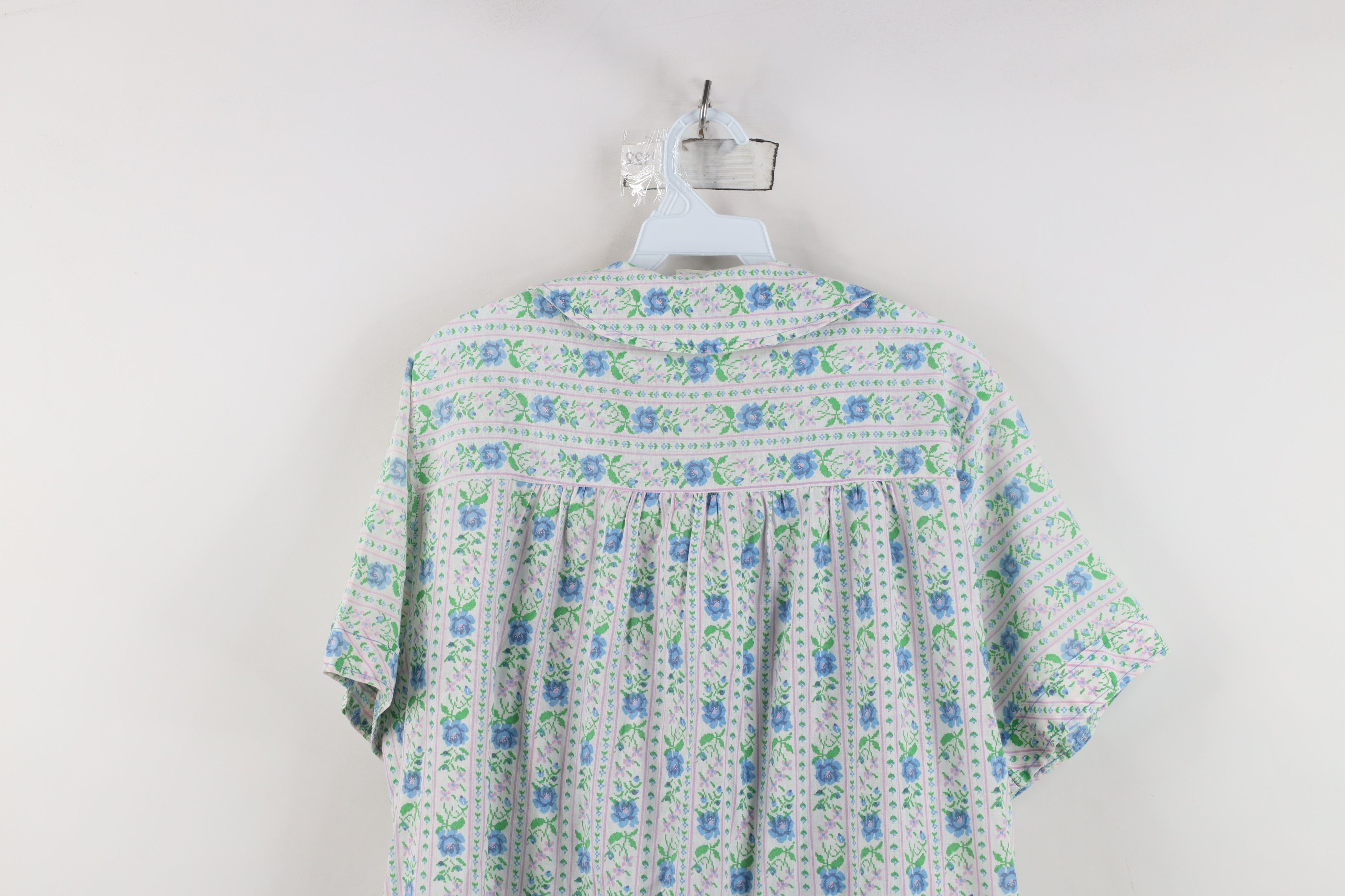 Vintage Vintage 70s Streetwear Snap Button Night Sleep Gown Shirt Size XL / US 12-14 / IT 48-50 - 13 Thumbnail