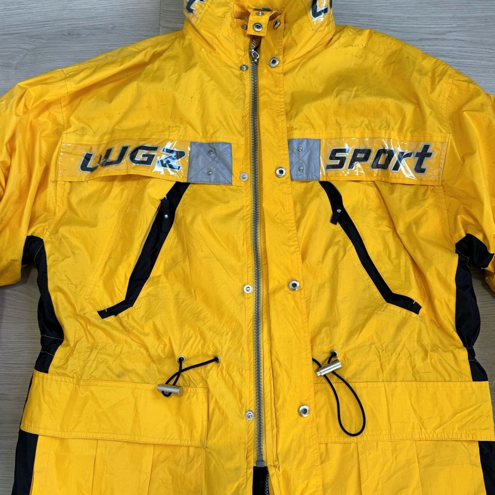 Lugz VINTAGE Lugz Sport Parka Jacket 2 In 1 Tech Insulated Nylon Yellow Men L Parka Sports 90s Size US L / EU 52-54 / 3 - 4 Thumbnail