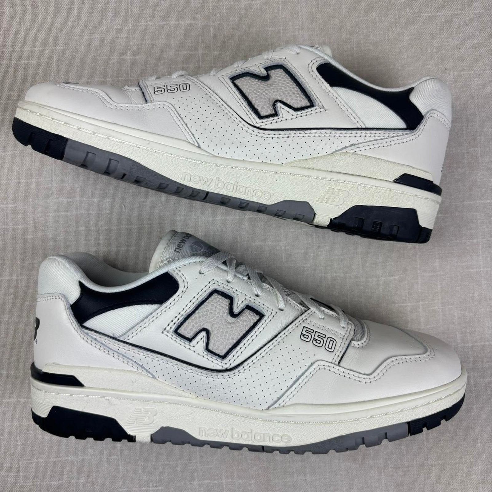 New Balance 🐼 2022 New Balance 550 “Cream Black” 10M Size US 10 / EU 43 - 2 Thumbnail