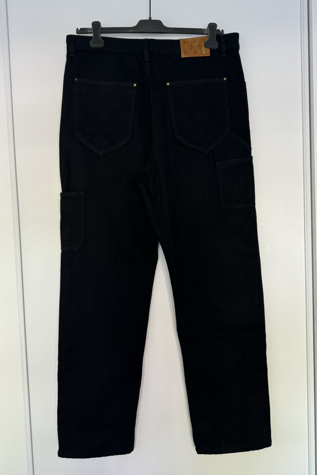 Louis Vuitton LV Monogram Detail Carpenter Denim Pants Size US 36 / EU 52 - 6 Thumbnail