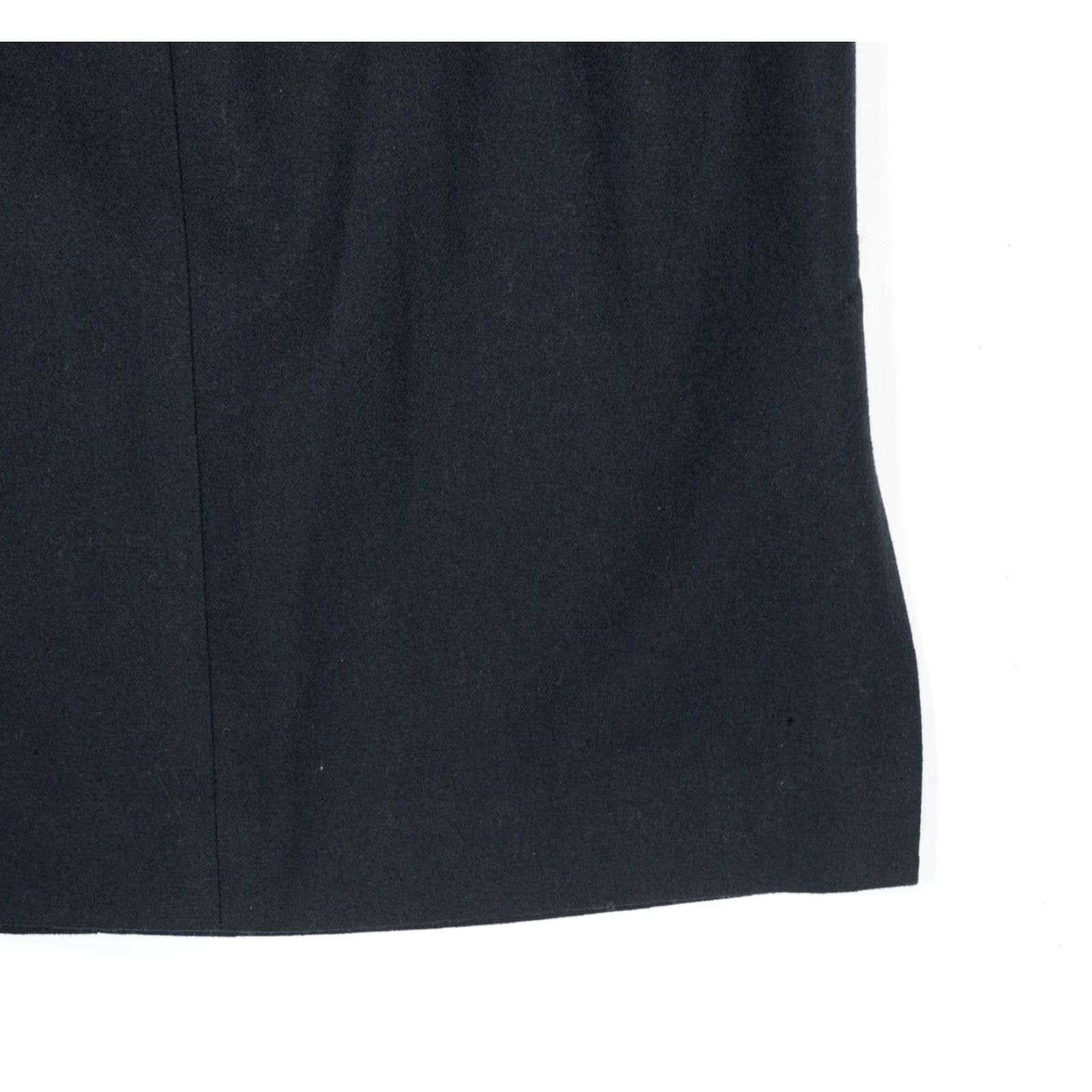 Pendleton VINTAGE Pendleton Skirt Women Petite 14 Wool Black Button Midi Pleated 80s 90s Handcrafted Size 36" / US 14 / IT 50 - 4 Thumbnail