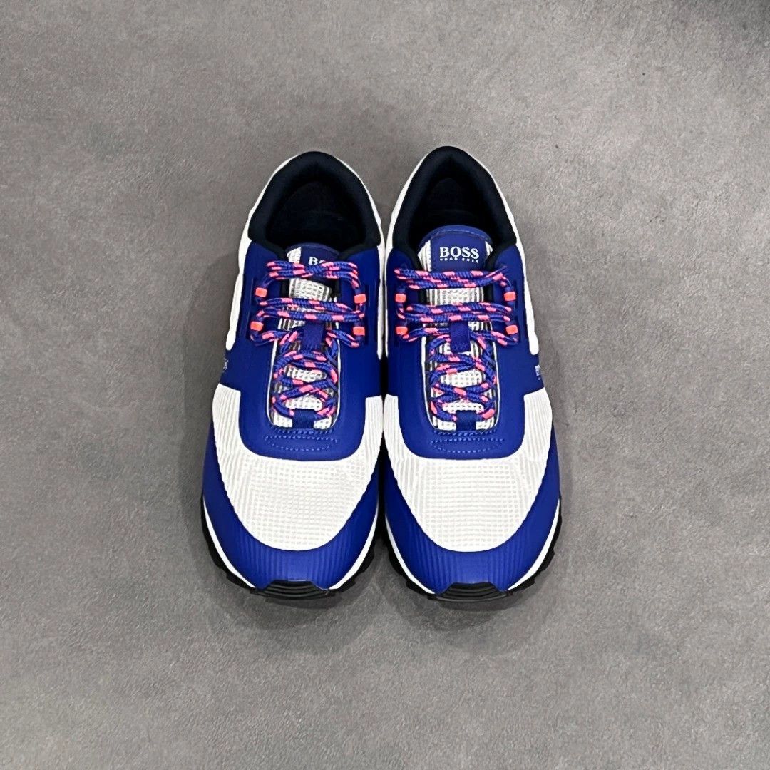 Hugo Boss HUGO BOSS color block lace-up casual shoes Size US 8 / IT 38 - 1 Thumbnail