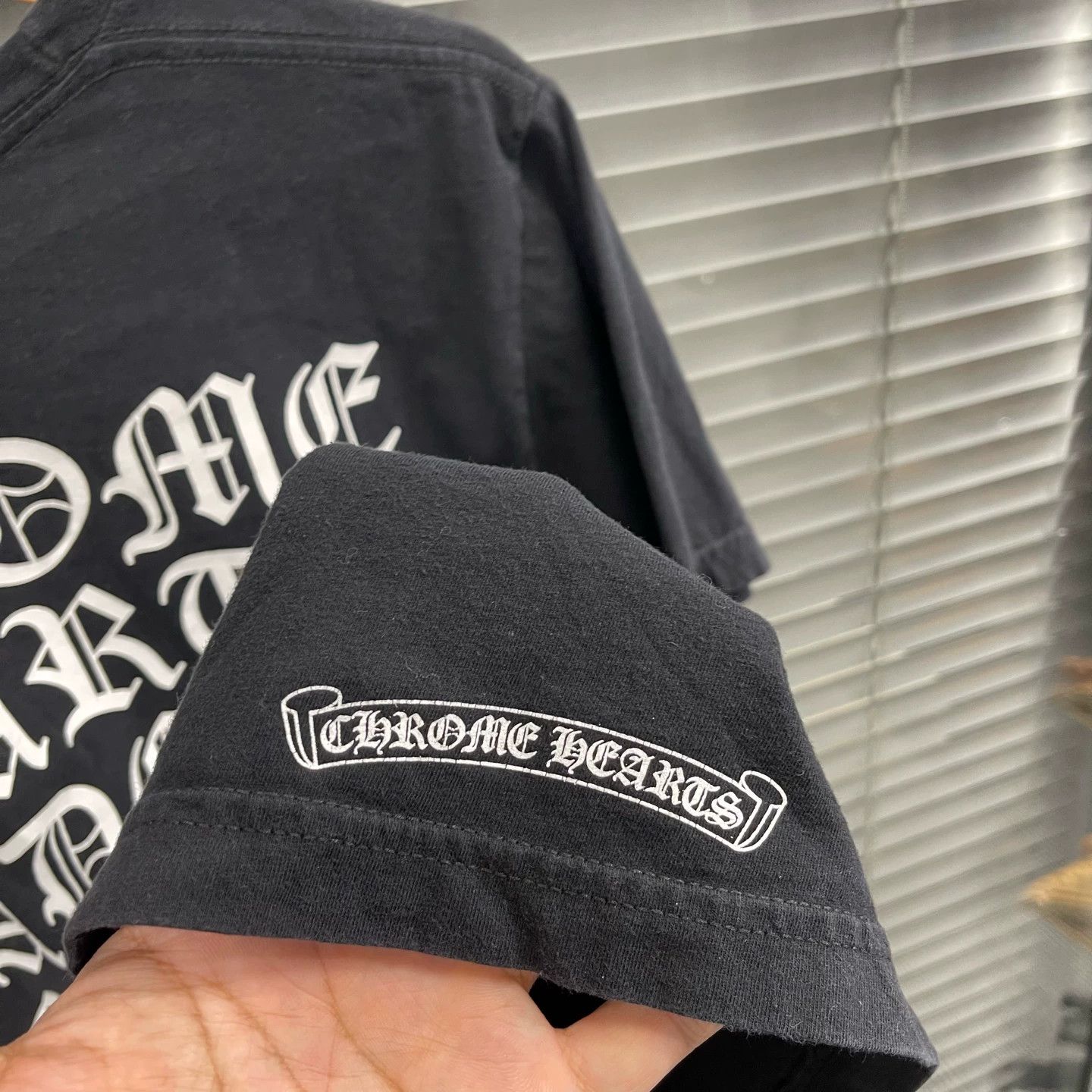 Chrome Hearts Chrome Hearts Back Sanskrit Allover Scroll Print SS Tee M Size M / US 6-8 / IT 42-44 - 7 Thumbnail