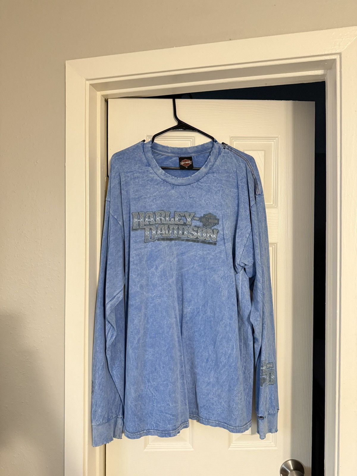Harley Davidson × Vintage Harley Davidson Vintage Las Vegas Long Sleeve Size US XL / EU 56 / 4 - 1 Thumbnail