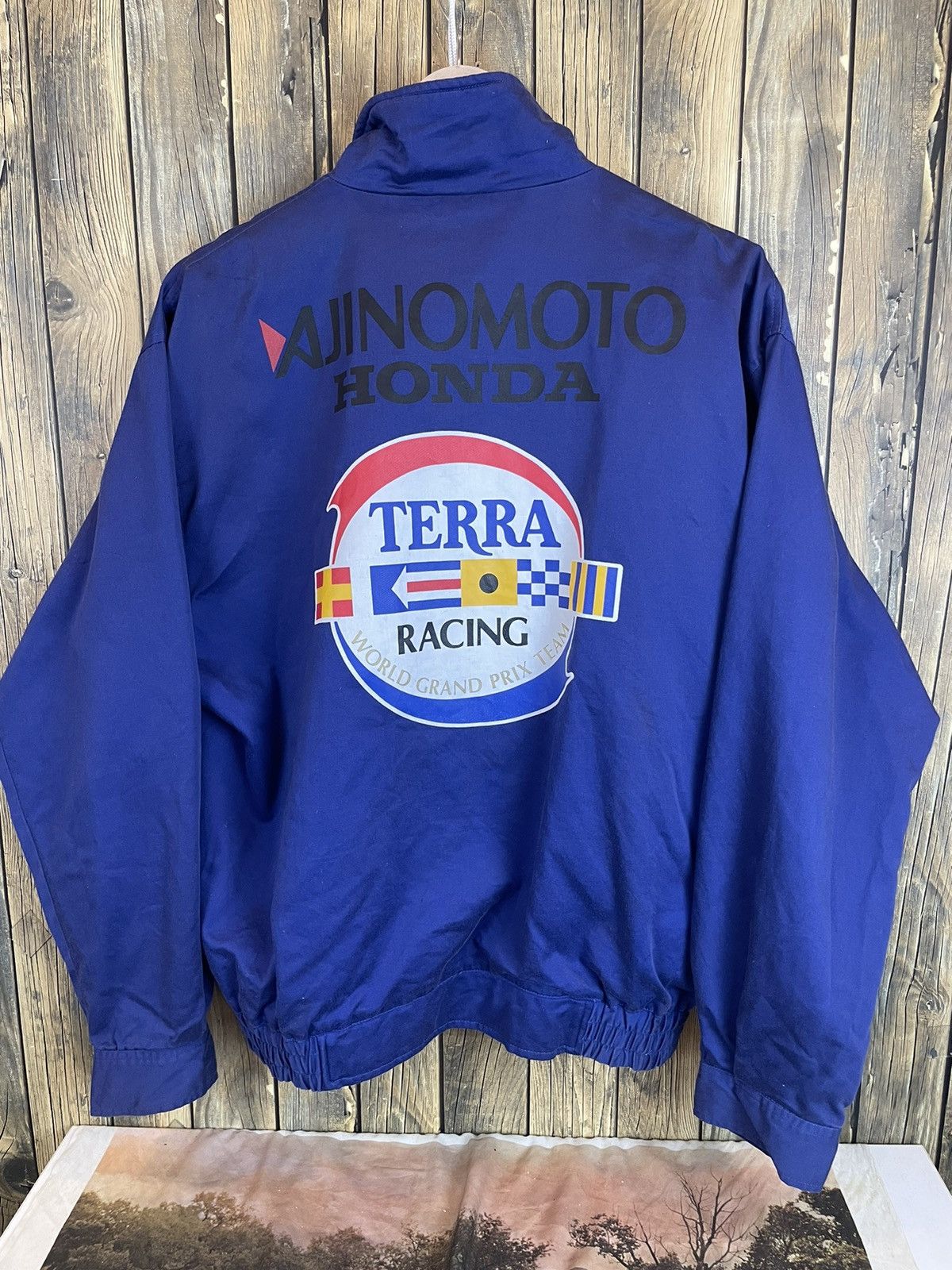 AJINOMOTO × HONDA TERRA RACING ダウン ホンダ 味の素 TERRA ジャケット