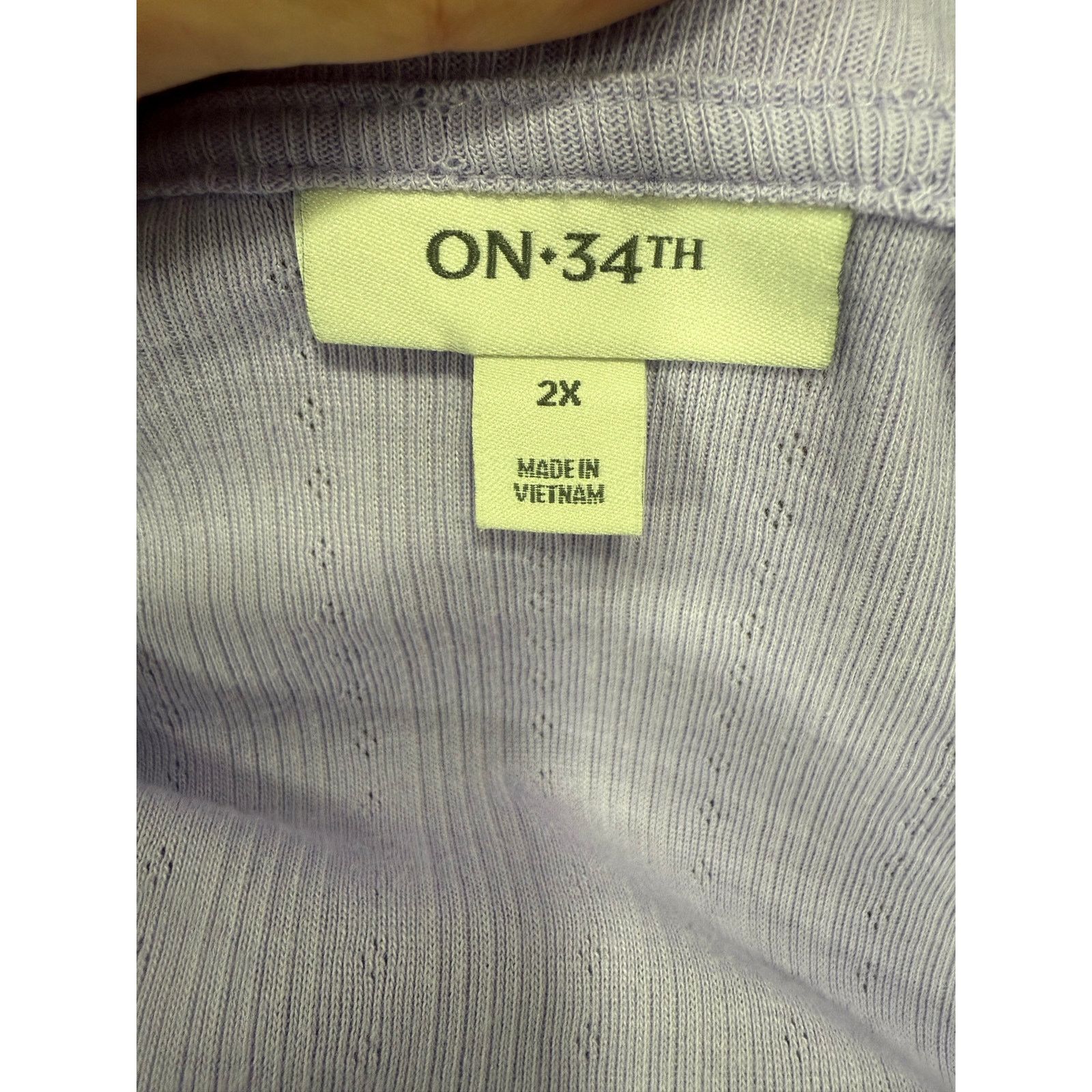 Macys On 34th Macy’s Women’s Plus Top 2X NEW # G549 Size XXL / US 16-18 / IT 52-54 - 6 Thumbnail