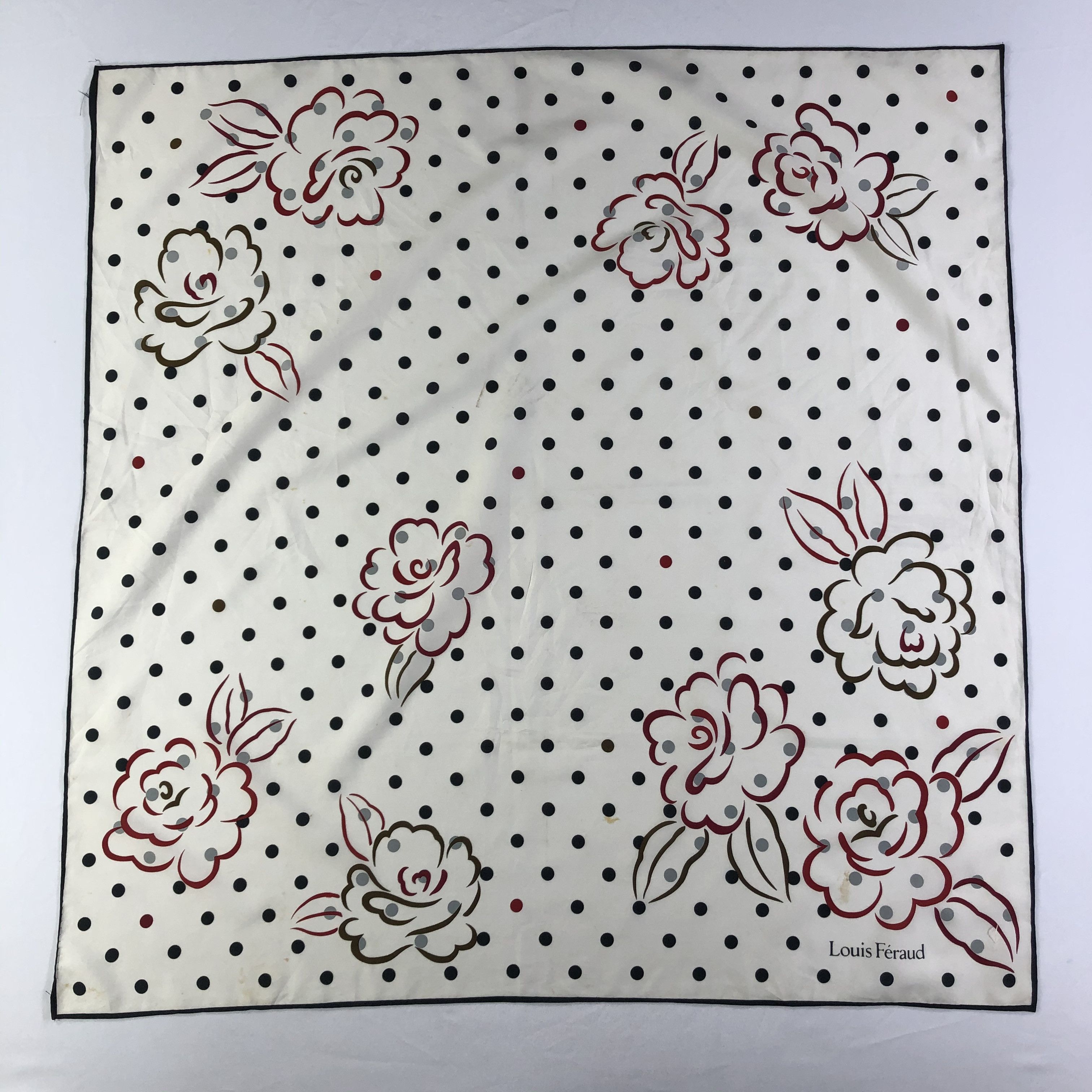 Louis Feraud × Vintage Vintage Louis Feraud Silk Scarf Size ONE SIZE - 2 Thumbnail
