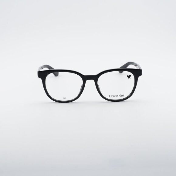Calvin Klein Calvin Klein CK24522 001 Eyeglasses Black 52mm Square Frame Size ONE SIZE - 3 Thumbnail