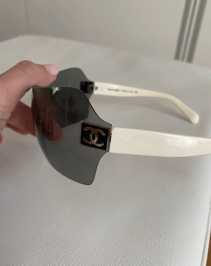 Chanel × Vintage CHANEL SUNGLASSES 4109 LOGO ICONIC 4017 Mask Vintage Size ONE SIZE - 7 Thumbnail