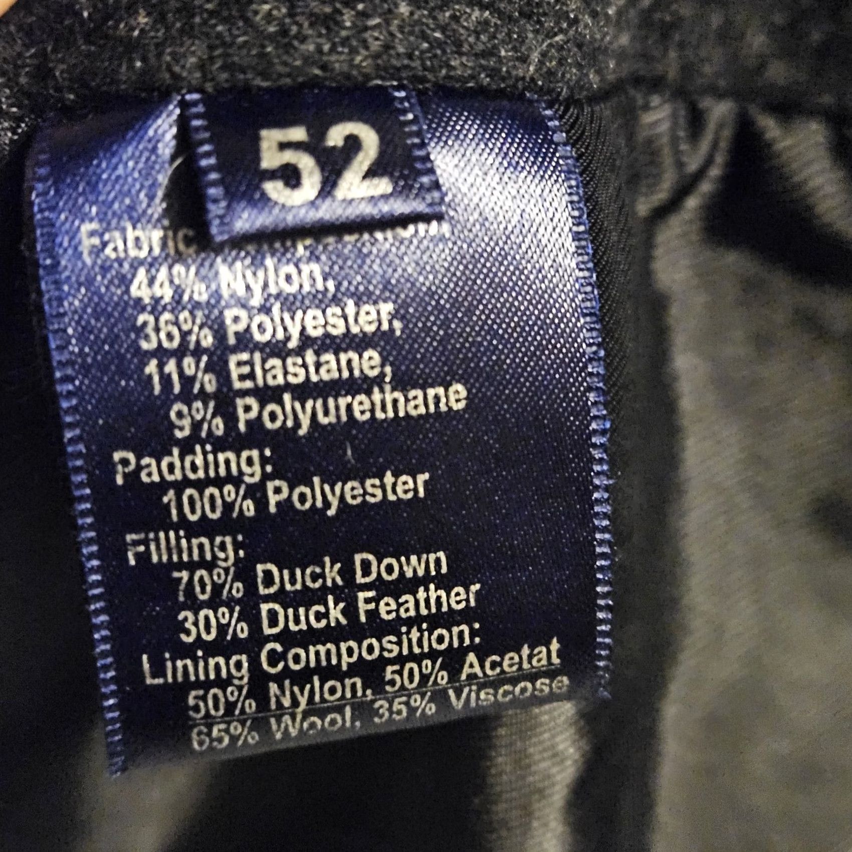 Vintage Facis Down Puffer Jacket Men 52 Wool Lining Trim Lobster Clasp Winter Coat XXL Black Nylon/Wool Lining Facis Designer Overcoat Men 2XL Vintage Size US XXL / EU 58 / 5 - 7 Thumbnail