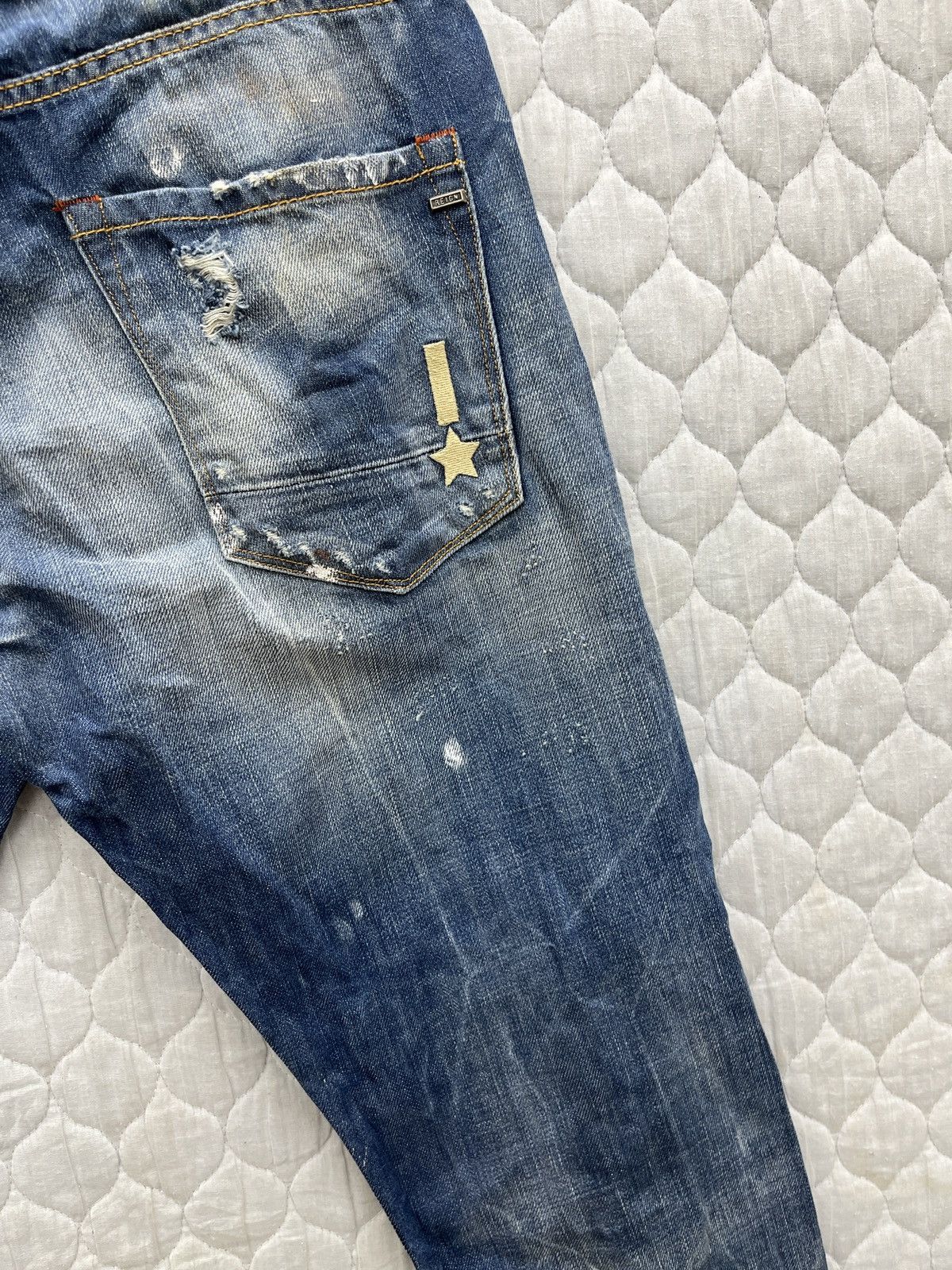 Other 🔥🔥🔥STEALS REIGN ITALIA DISTRESSED DENIM Size US 31 - 14 Thumbnail