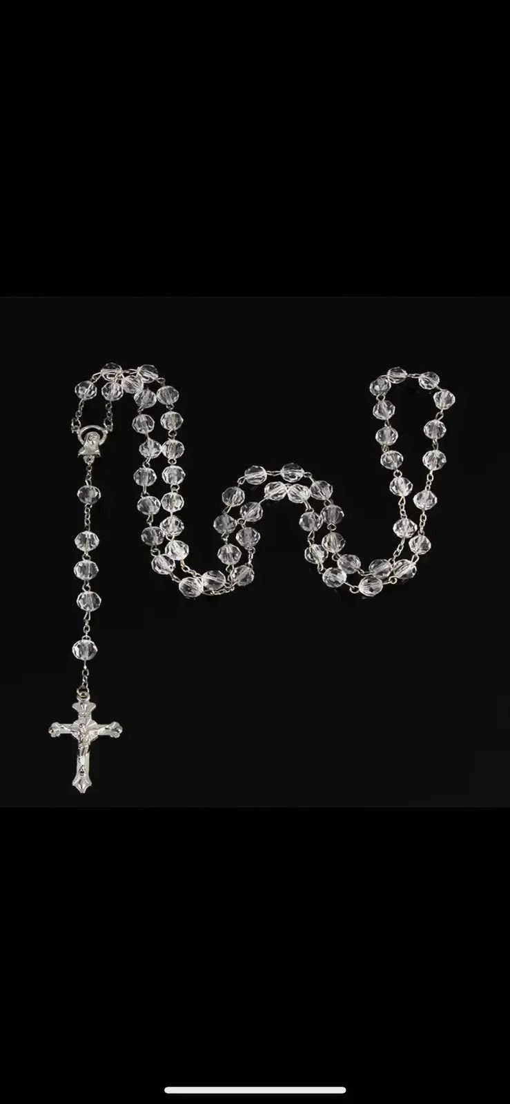 Jewelry × Vintage Victoria Pearl Imitation White Crystal Beads Necklace Size ONE SIZE - 1 Thumbnail