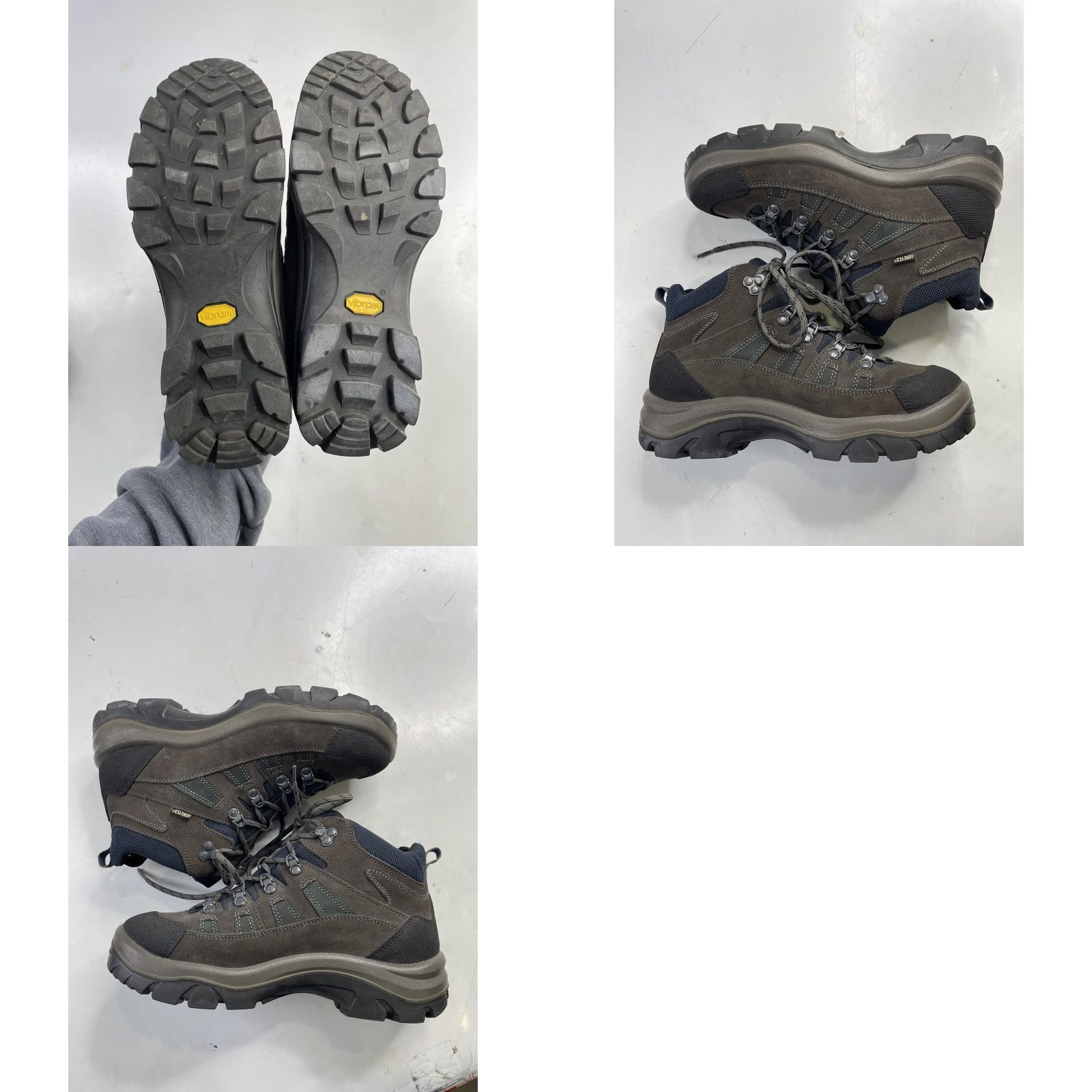 Vintage VINTAGE LL Bean Gore-Tex Boots Vibram Suede Hiking Boots Mens 8 M Gray Leather Rubber Outsole Suede Upper Pop Size US 8 / EU 41 - 8 Thumbnail