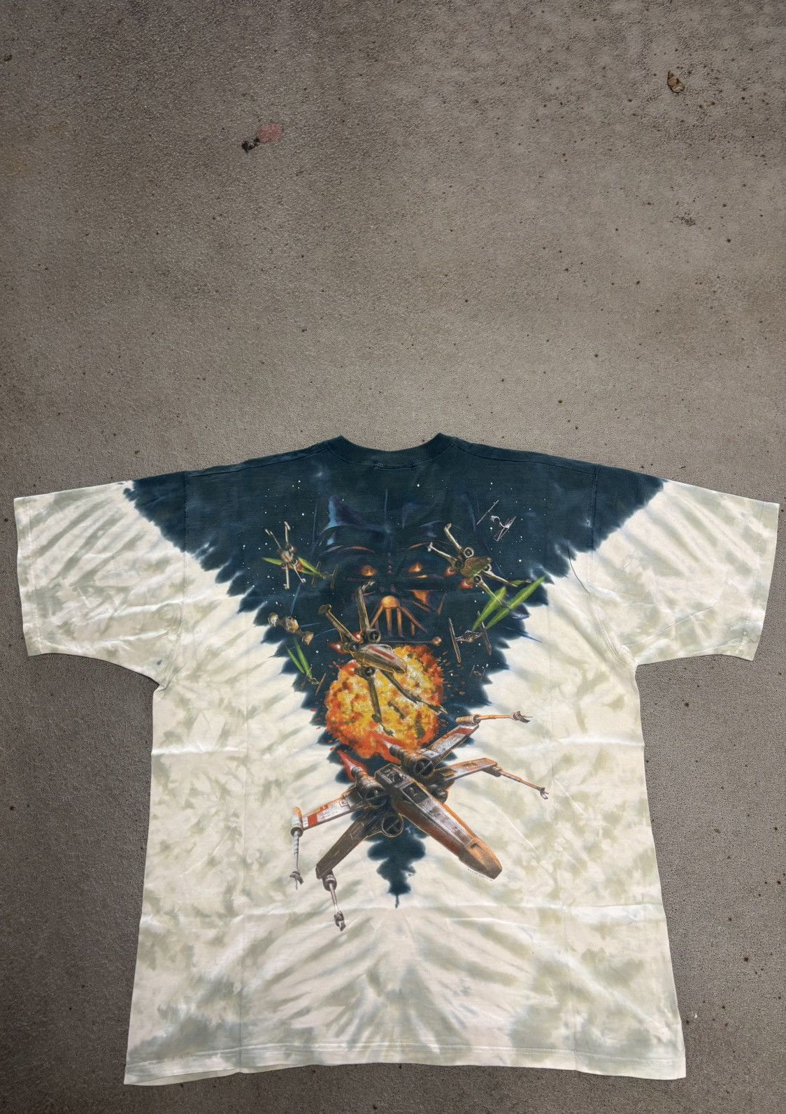 Liquid Blue 1997 LIQUID BLUE STAR WARS TYE-DYE TSHIRT Size US XL / EU 56 / 4 - 2 Thumbnail