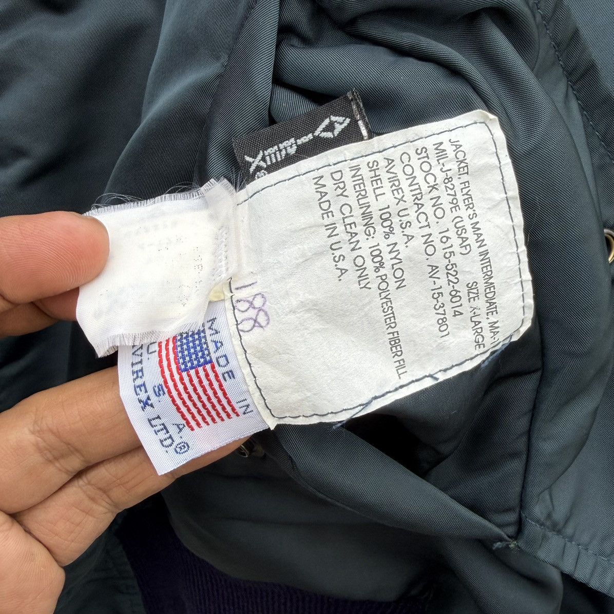 Avirex Vintage Avirex Flyer’s Man Intermediate MA-1 Bomber Jacket🇺🇸 Size US XL / EU 56 / 4 - 21 Thumbnail