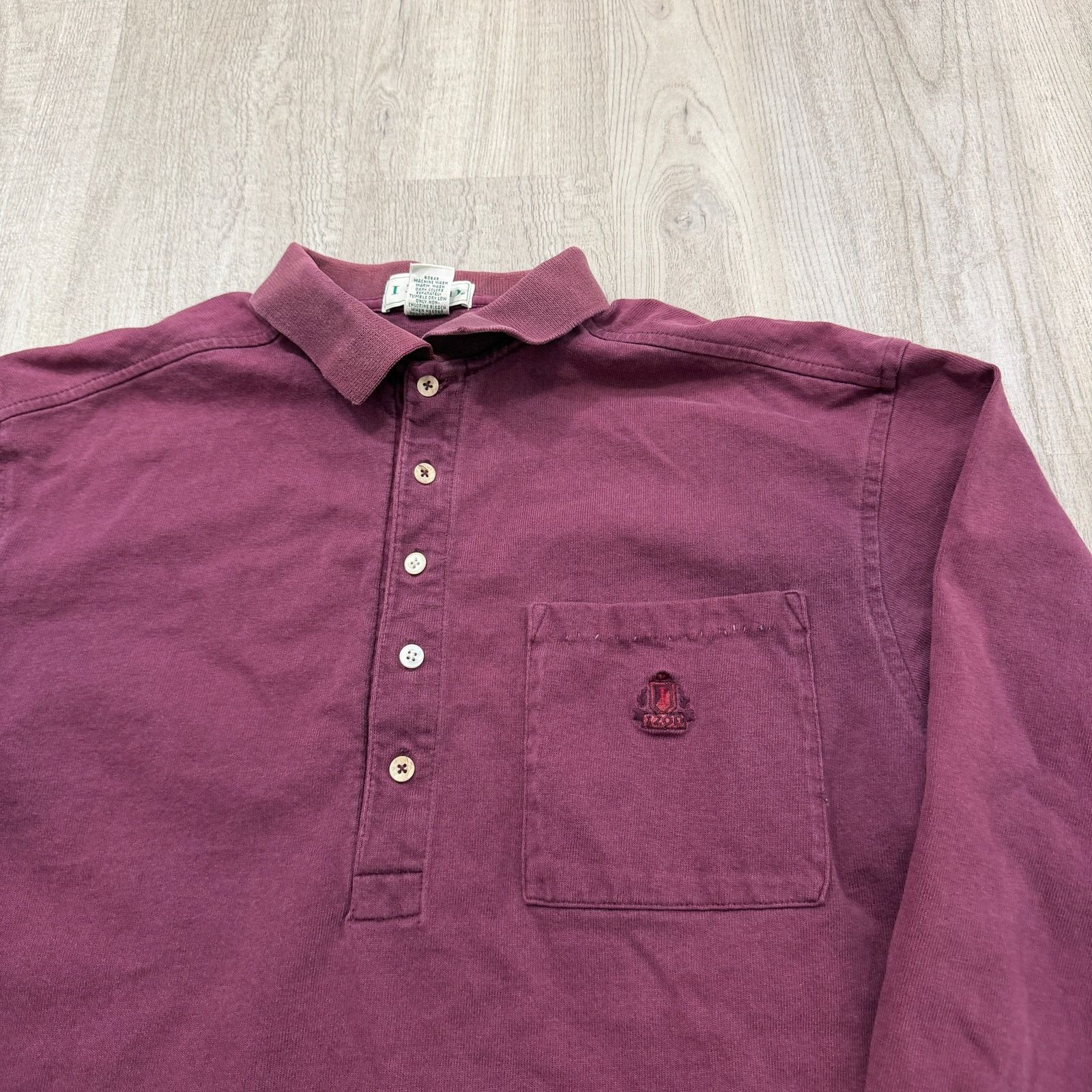 Izod Vintage Izod Rugby Polo Shirt Men's Medium Red Collared 90s Size US M / EU 48-50 / 2 - 3 Thumbnail