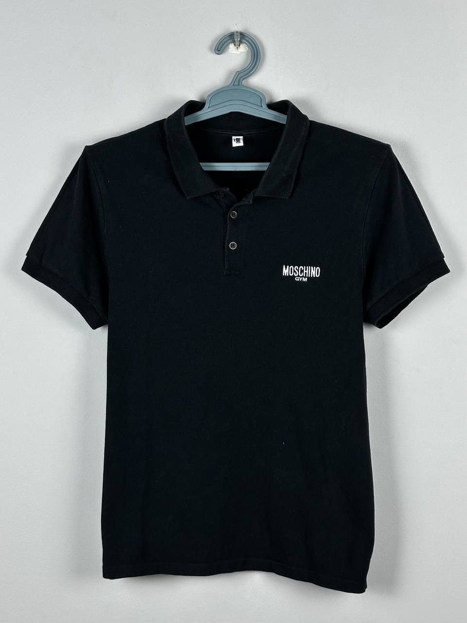 Moschino Vintage Moschino Logo Black Polo T Shirt Size US M / EU 48-50 / 2 - 2 Thumbnail