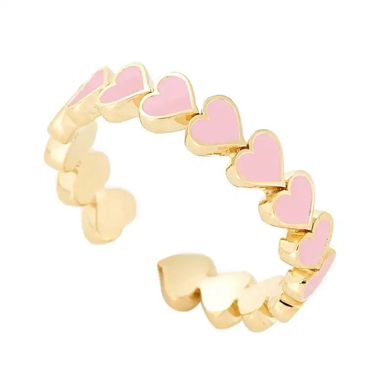 Jewelry × Vintage Love Heart Ring Size ONE SIZE - 1 Thumbnail