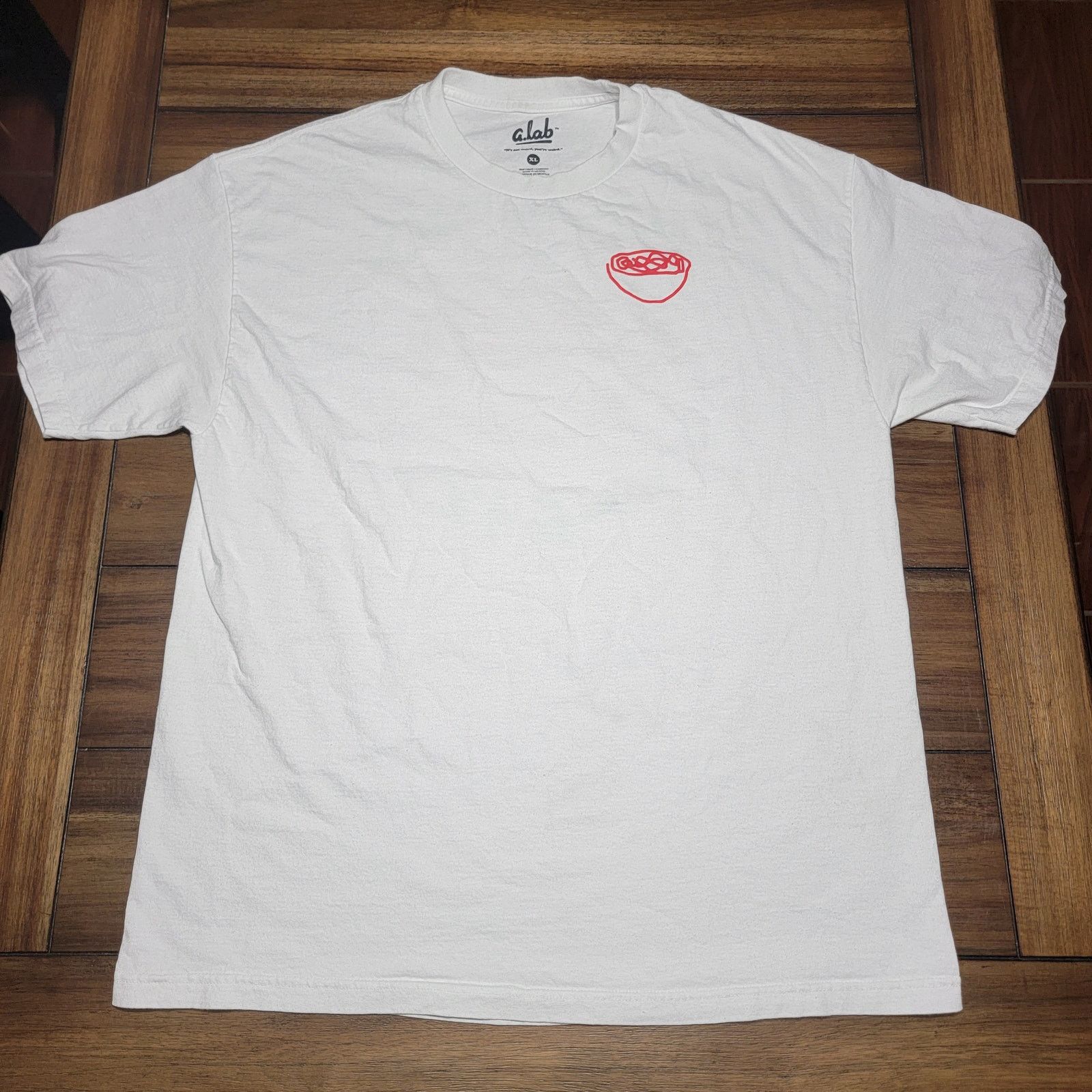 A.LAB a.lab White Unisex Tee "Best Ramen" - Size XL Size US XL / EU 56 / 4 - 3 Thumbnail