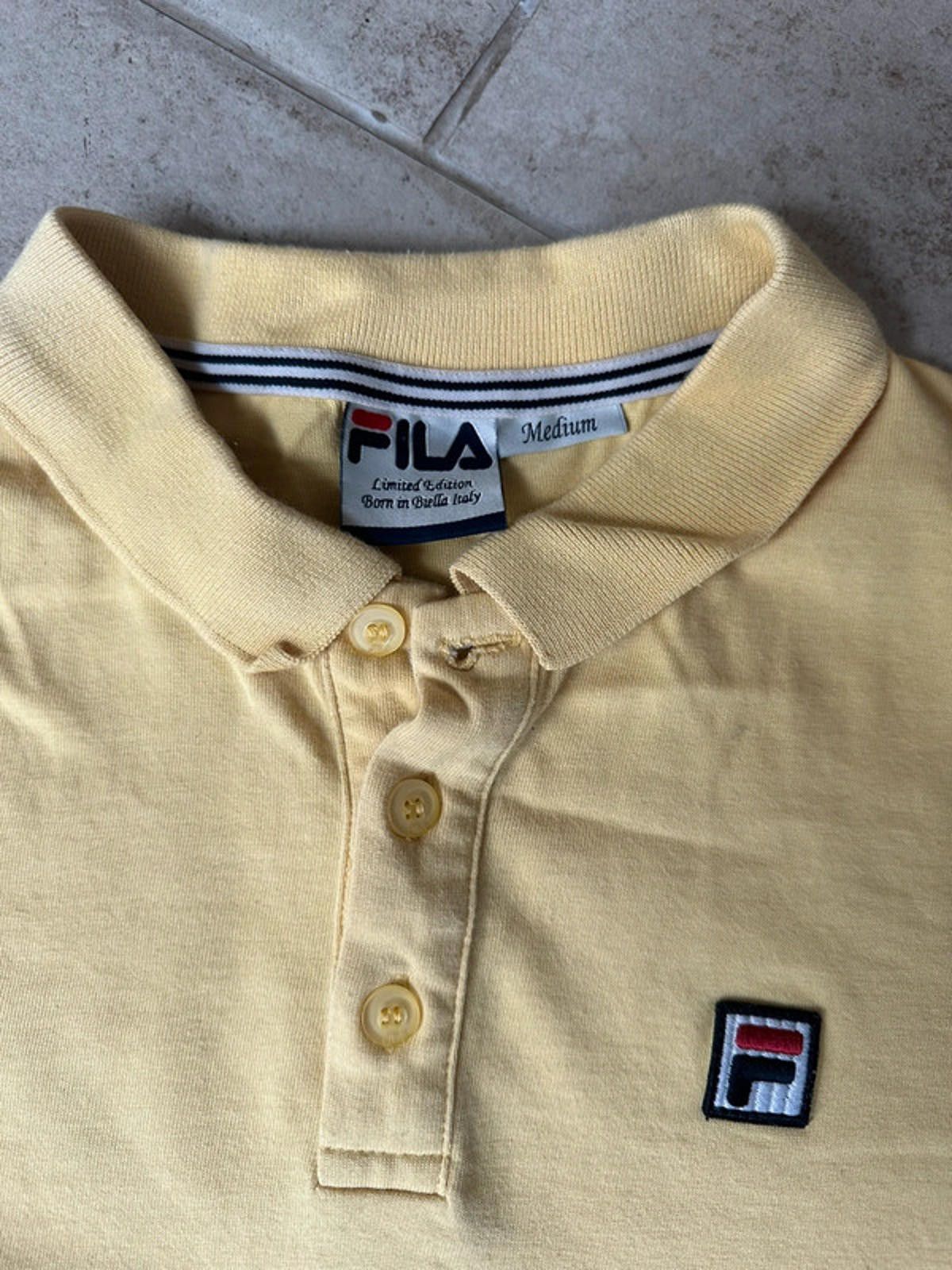 Fila Fila Yellow Polo Size US M / EU 48-50 / 2 - 3 Thumbnail