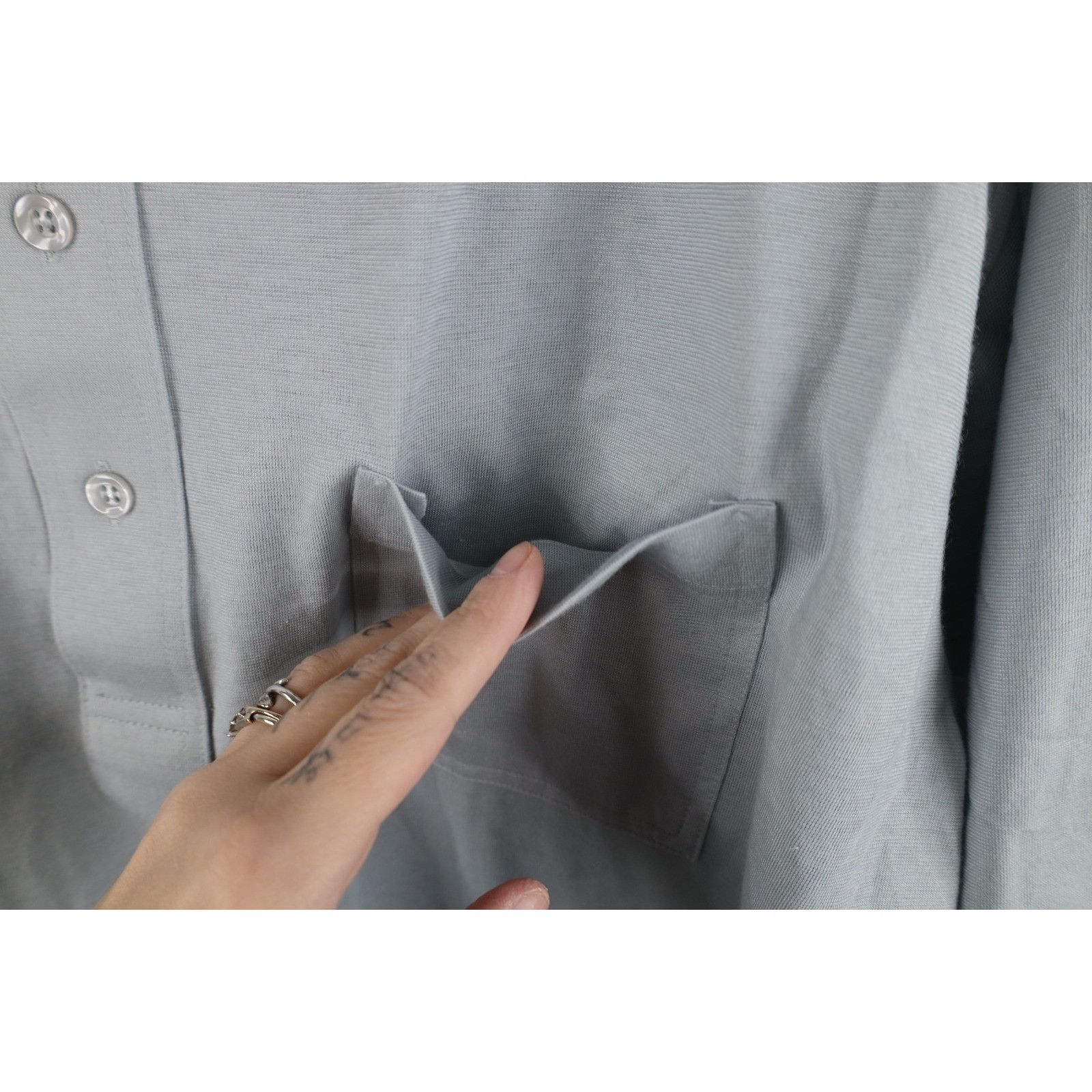 Vintage Vintage 70s 80s Streetwear Blank Knit Collared Golf Polo Size US XL / EU 56 / 4 - 6 Thumbnail