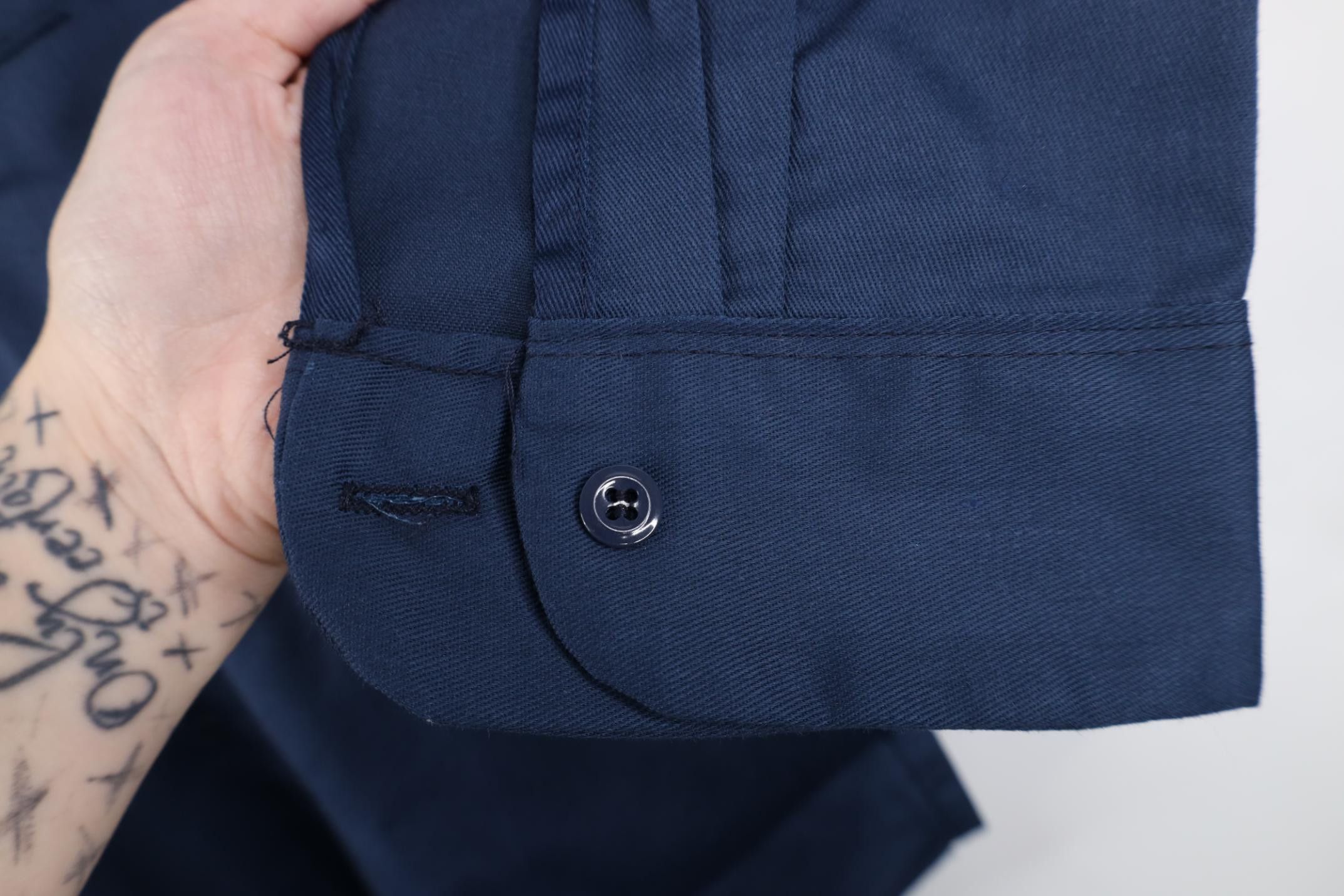 Dickies Deadstock Vintage 90s Dickies Mechanic Button Shirt Blue USA Size US M / EU 48-50 / 2 - 8 Thumbnail