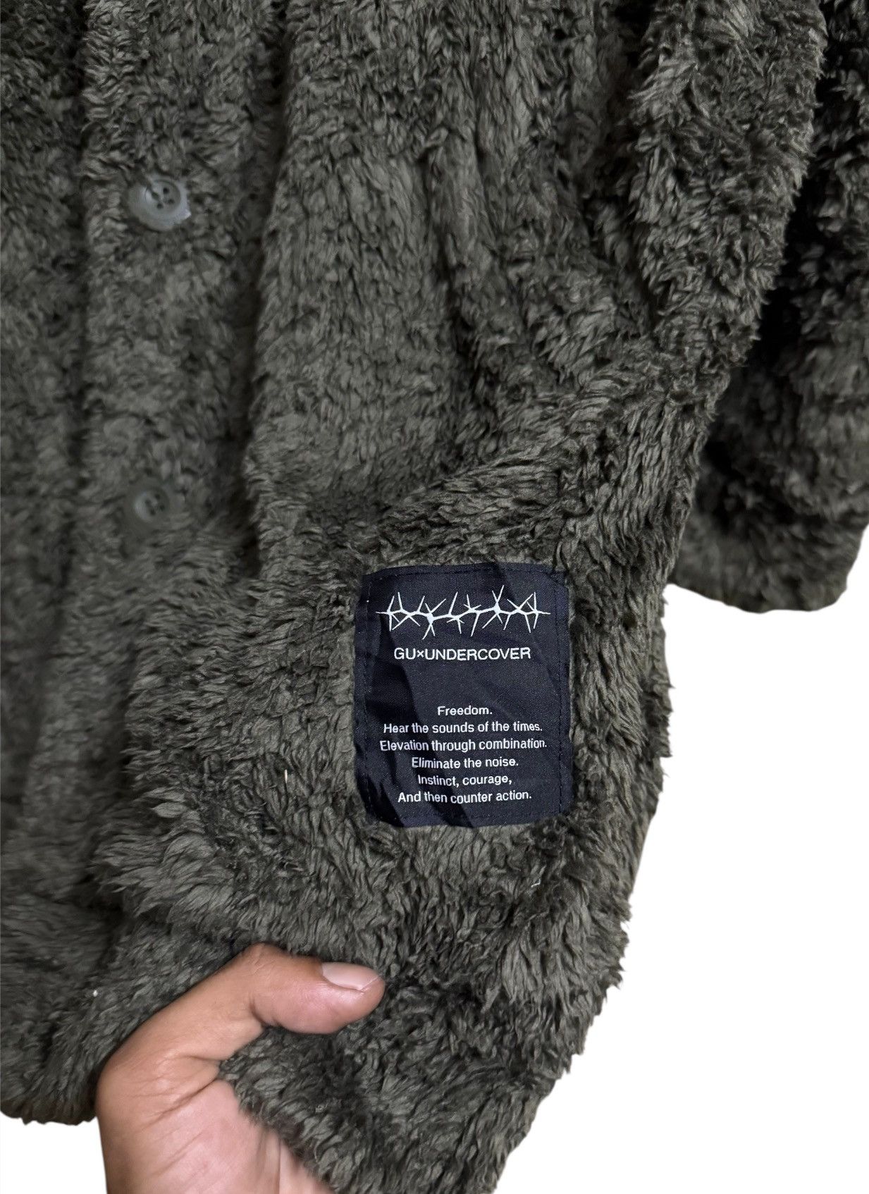 Undercover GU by UNDERCOVER BUTTON UP FLEECE Size US L / EU 52-54 / 3 - 4 Thumbnail