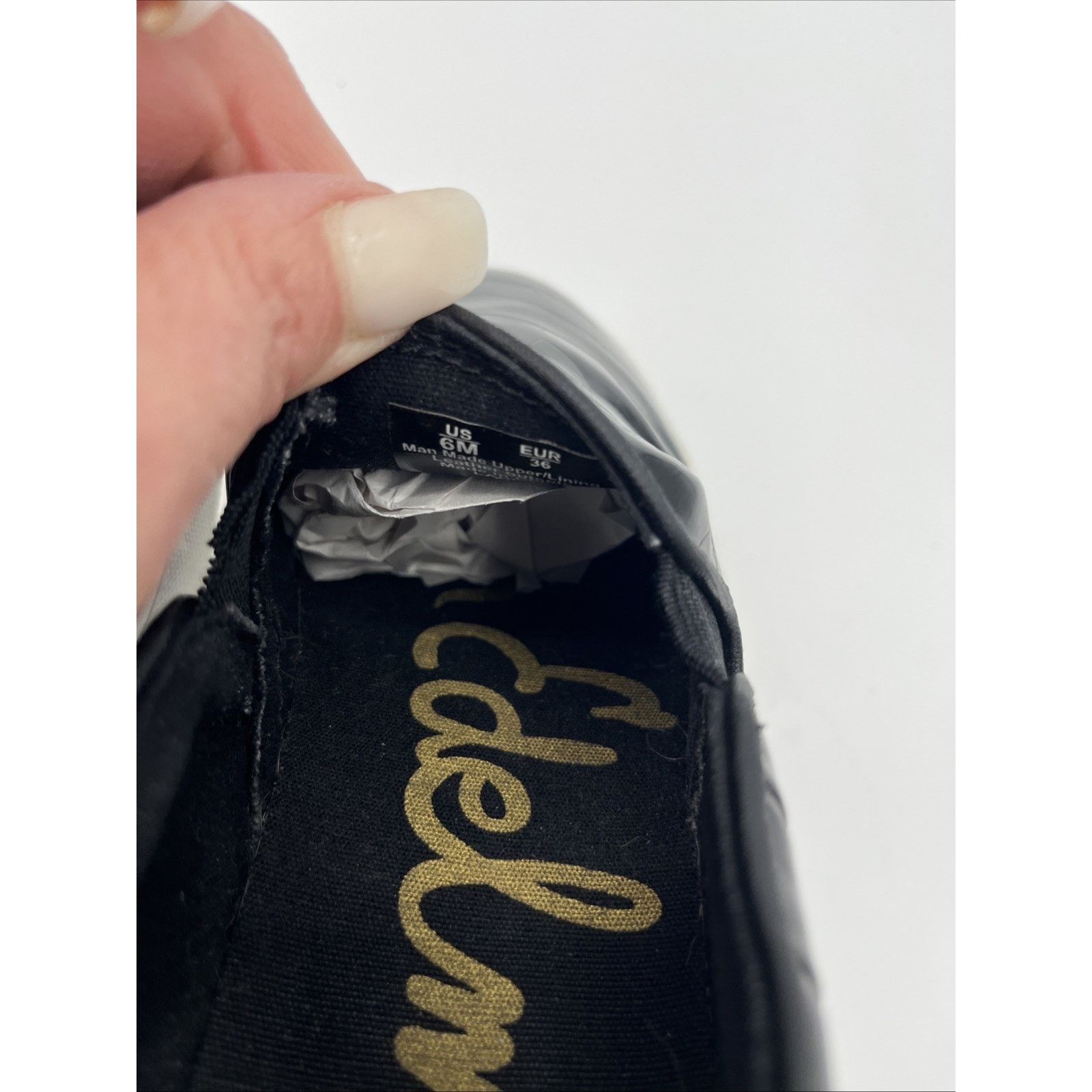 Sam Edelman Sam Edelman Sneakers Women's Size 6M Black Faux Leather Size US 6 / IT 36 - 11 Thumbnail