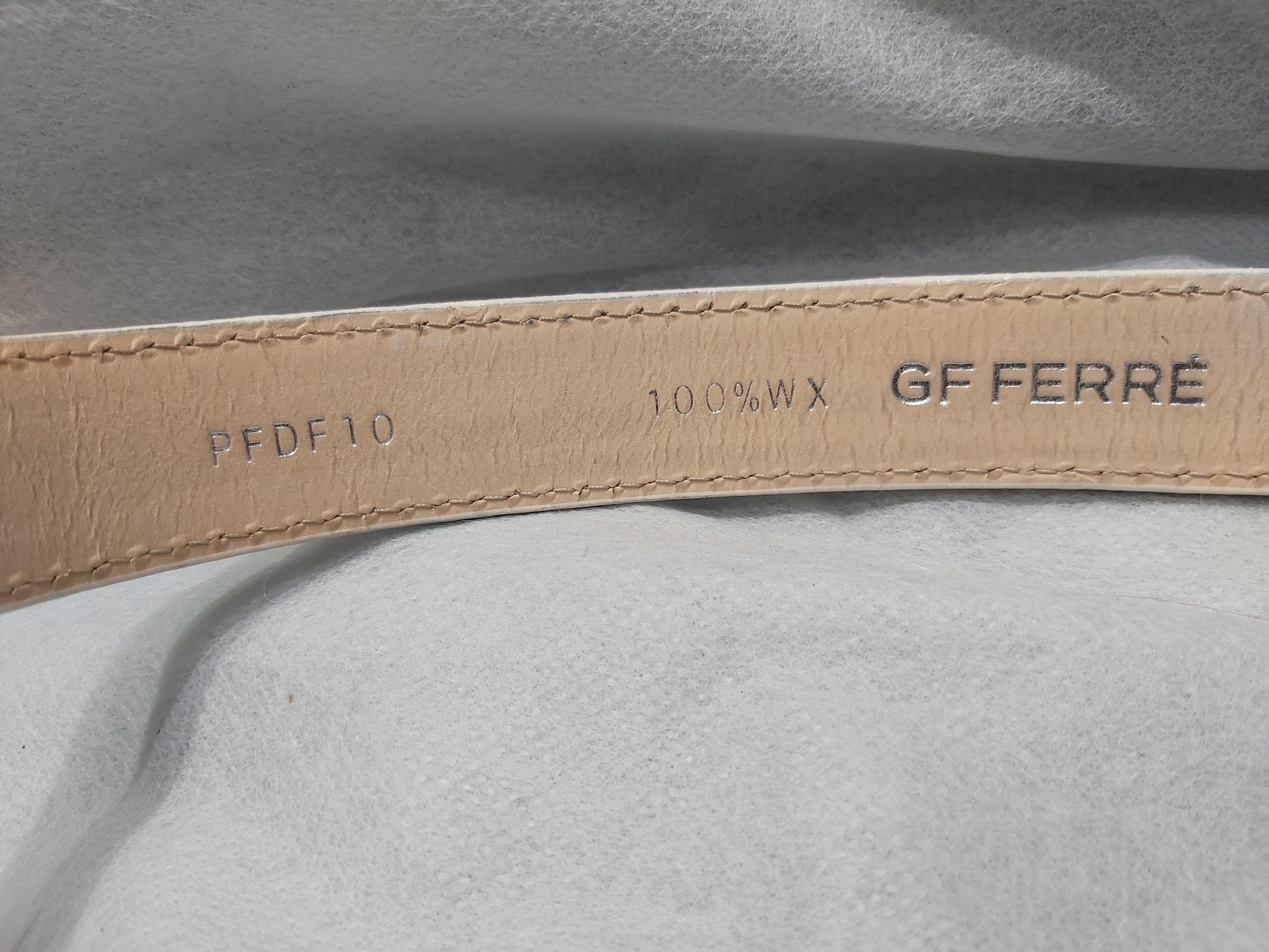 Gianfranco Ferre Gianfranco Ferre belt. Vintage white leather belt rings Size ONE SIZE - 8 Thumbnail